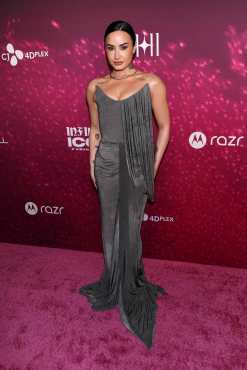 LOS ANGELES, CALIFORNIA - JANUARY 20: Demi Lovato attends the World Premiere of "Infinite Icon: A Visual Memoir" at AMC The Grove 14 on January 20, 2026 in Los Angeles, California.   Frazer Harrison/Getty Images/AFP (Photo by Frazer Harrison / GETTY IMAGES NORTH AMERICA / Getty Images via AFP)