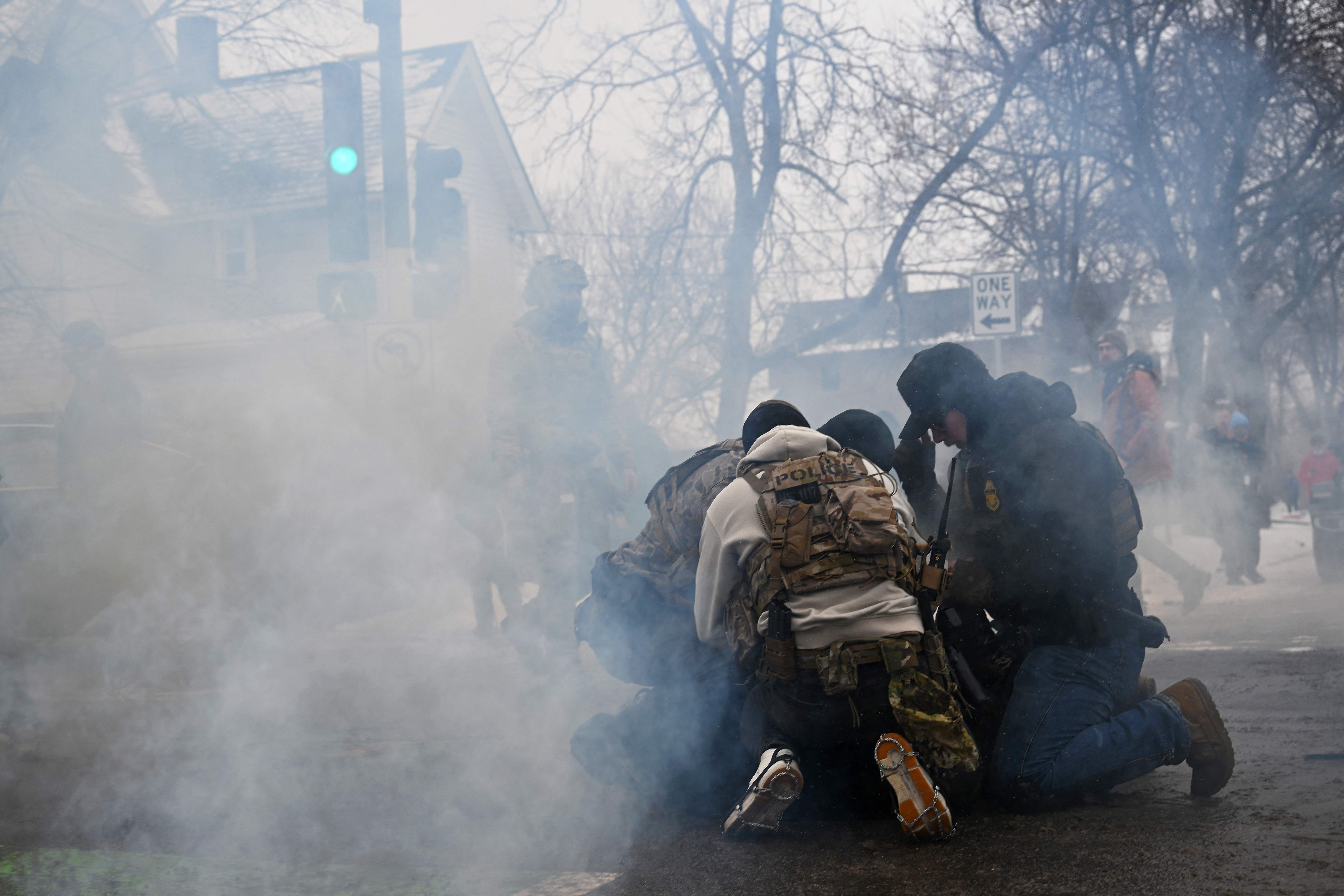ENFRENTAMIENTO ICE MIGRANTES MINNESOTA ESTADOS UNIDOS'