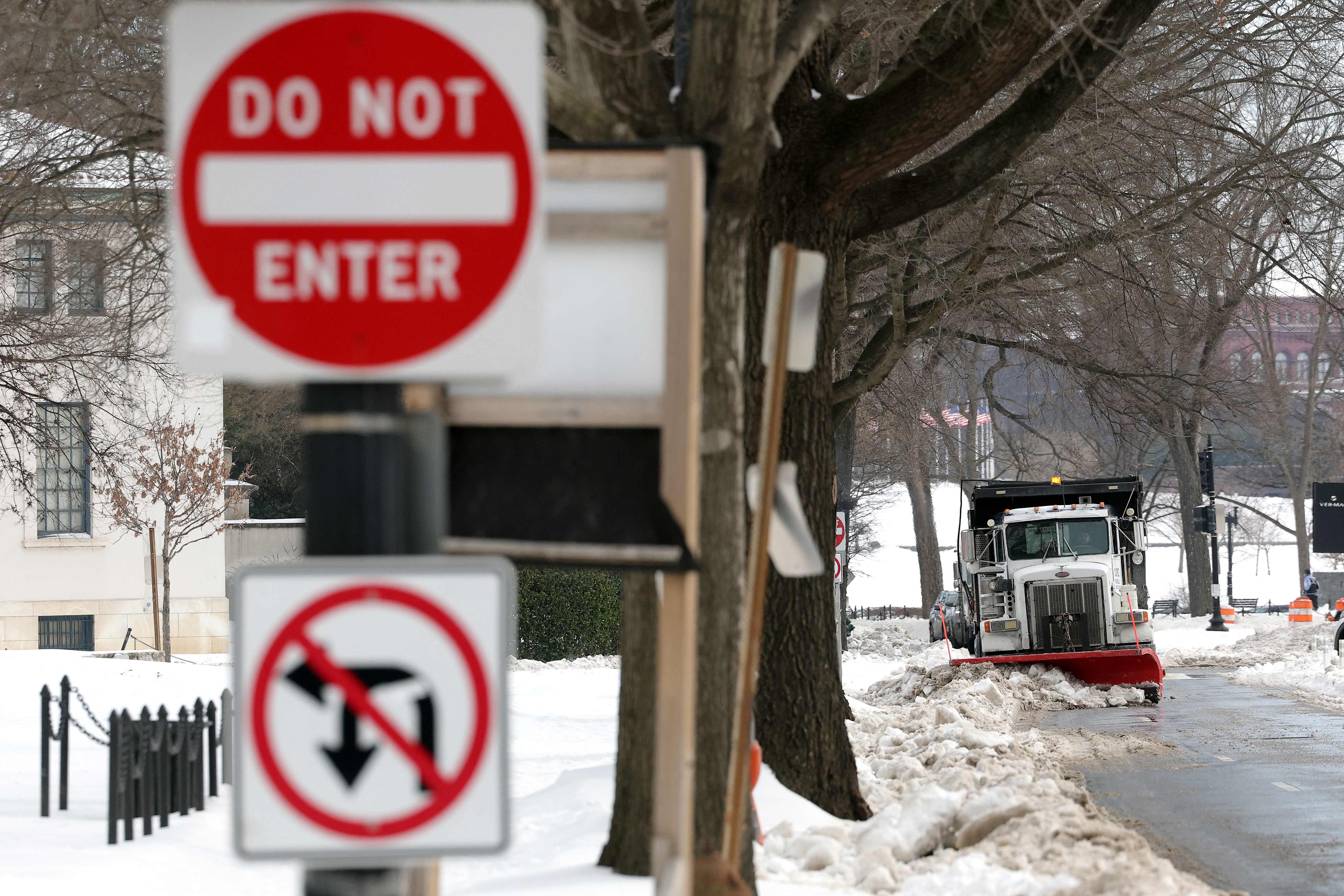 D.C. Continues To Dig Out From Weekend's Large Snow Storm