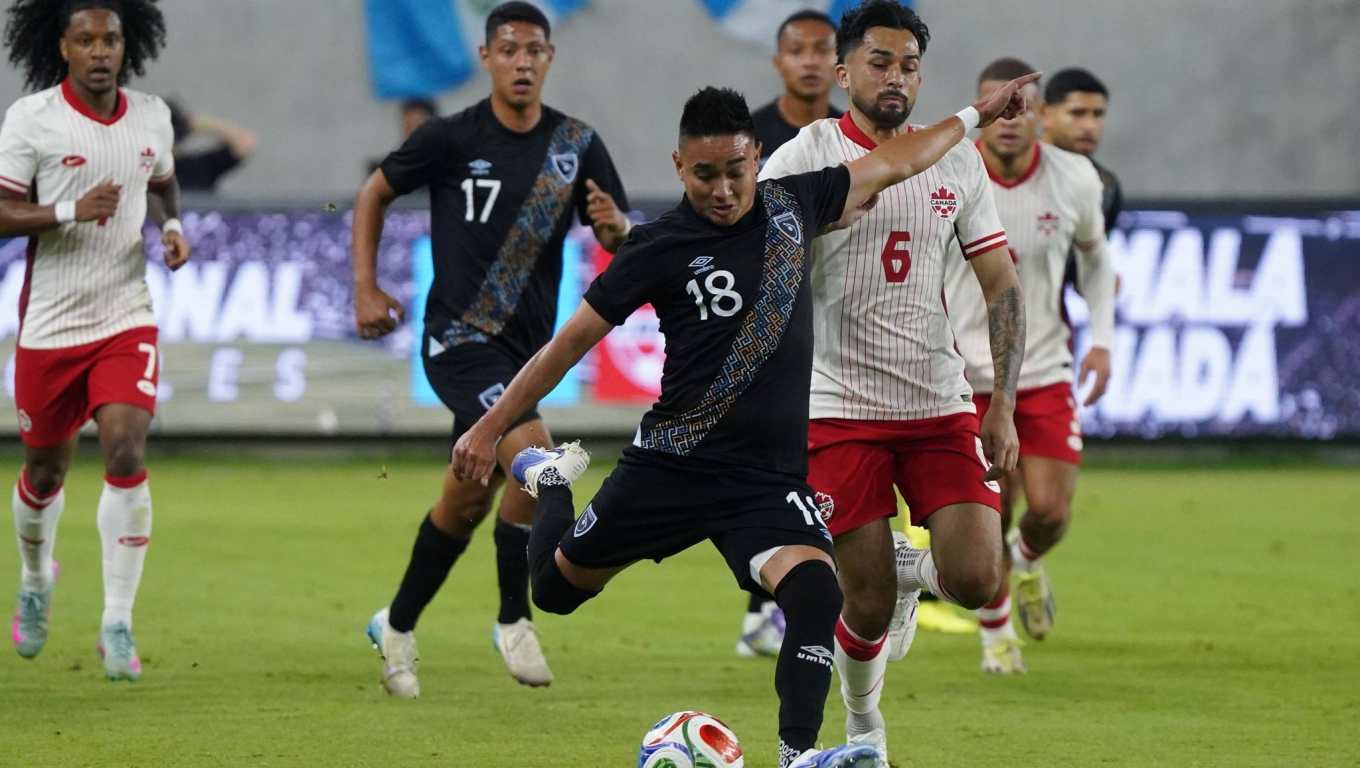 Guatemala cayó 1-0 ante Canadá este sábado 17 de enero a las en el BMO Stadium de Los Ángeles, California. (Foto Prensa Libre: Selección de Canadá RS).