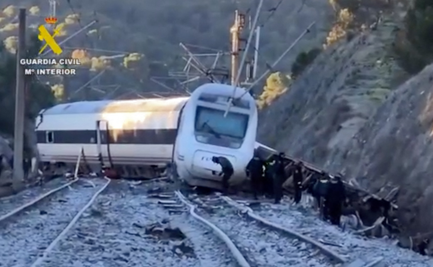 ACCIDENTE DE TREN EN ESPAÑA'