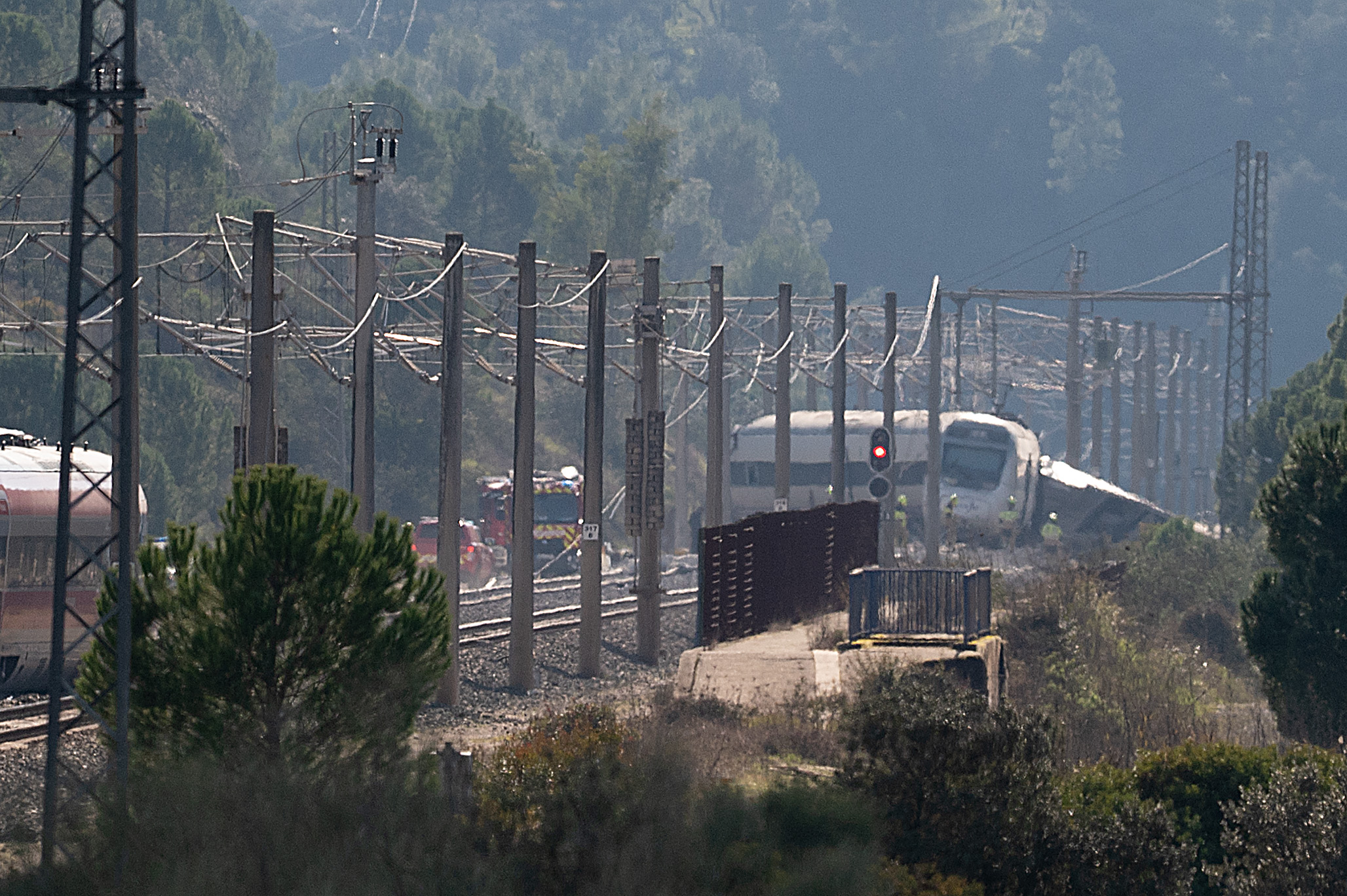 ACCIDENTE DE TREN EN ESPAÑA'