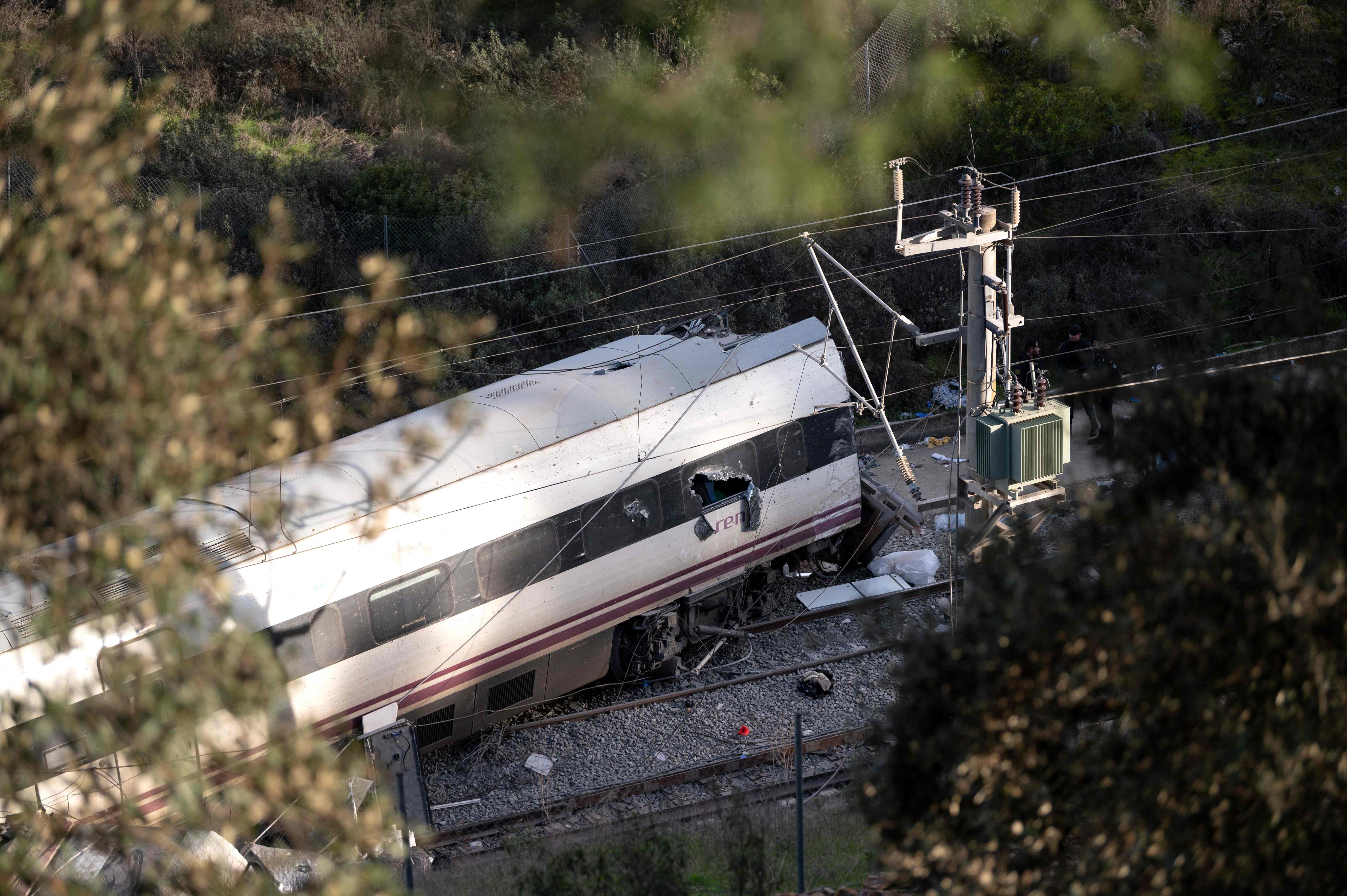 ACCIDENTE DE TREN EN ESPAÑA'