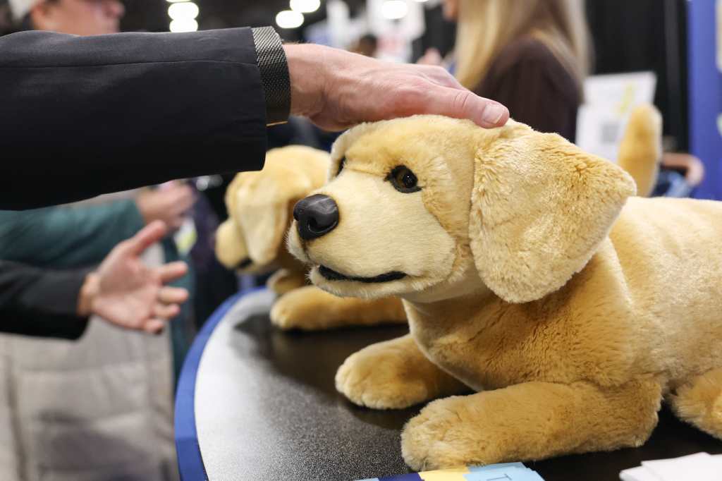 Los pequeños robots de ayuda para humanos se convirtieron en los protagonistas de la antesala del evento el pasado 4 de enero. (Foto Prensa Libre: AFP)