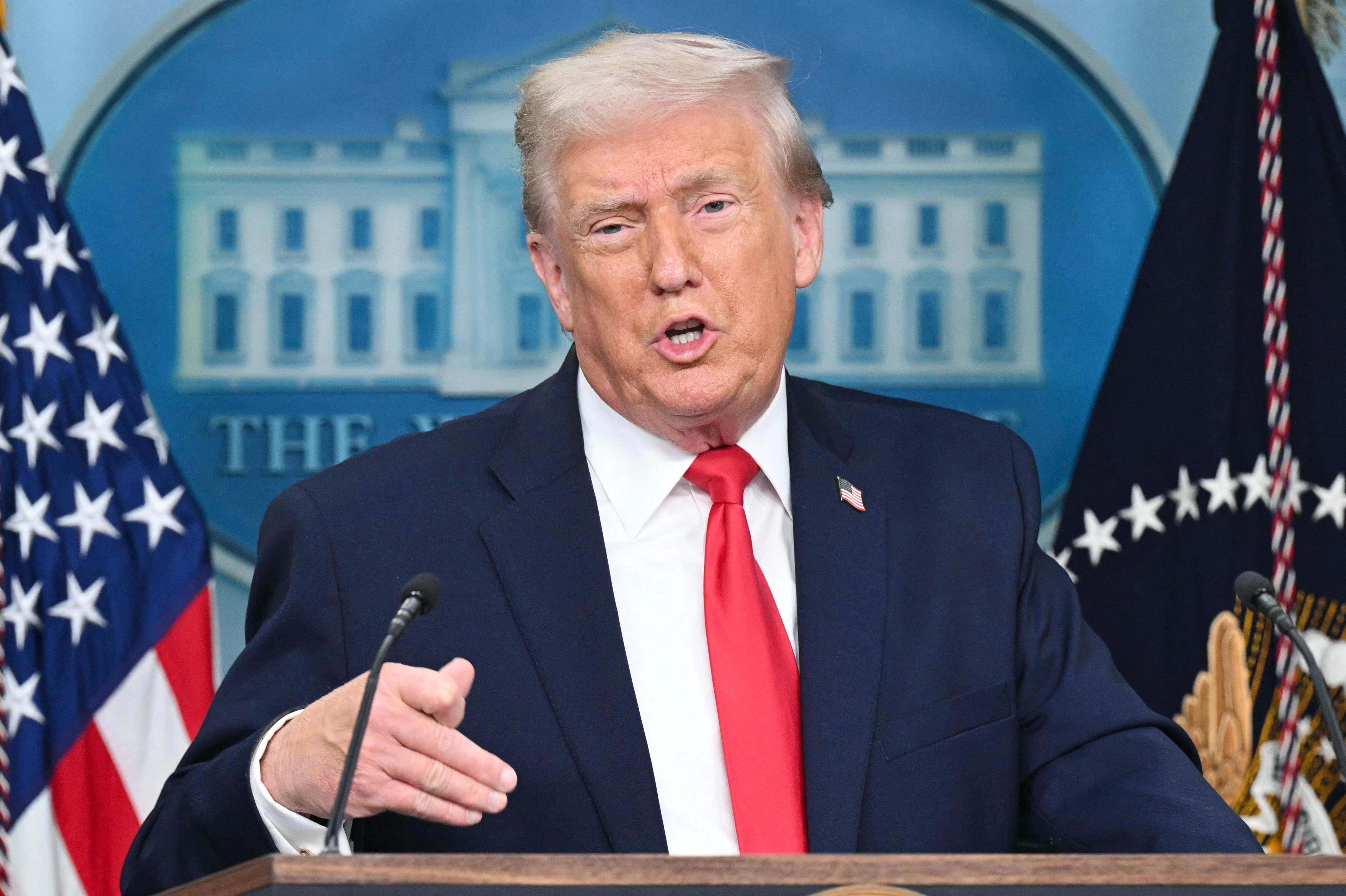 El presidente de Estados Unidos, Donald Trump. (Foto Prensa Libre: SAUL LOEB / AFP)