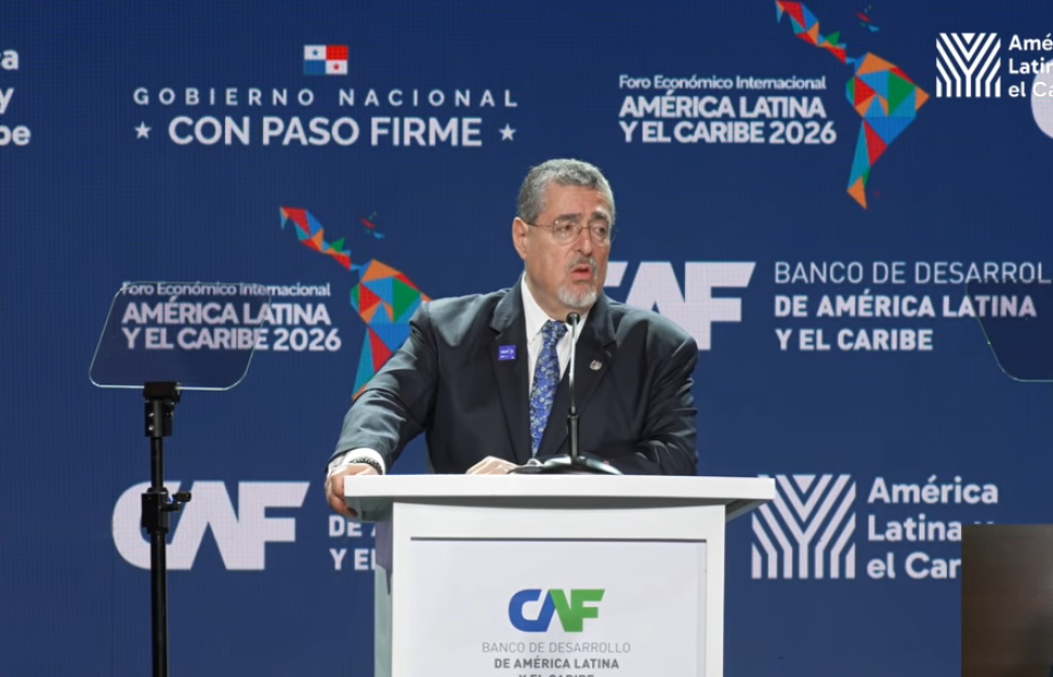 Arévalo destaca en Foro Económico que la inversión en Guatemala estará enfocada en cuatro ejes