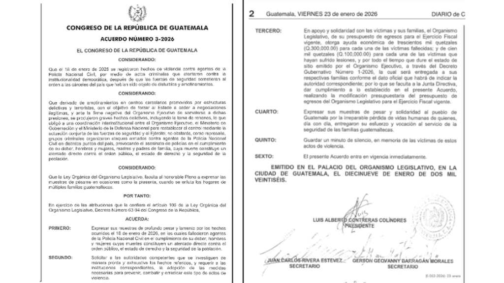 Apoyo económico ataques PNC