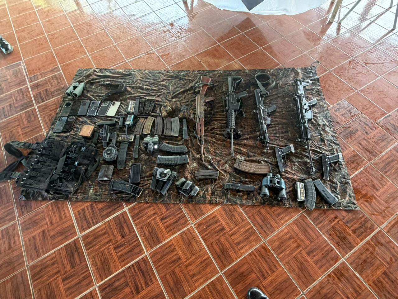 Arsenal de uso militar Puerto Barrios Izabal