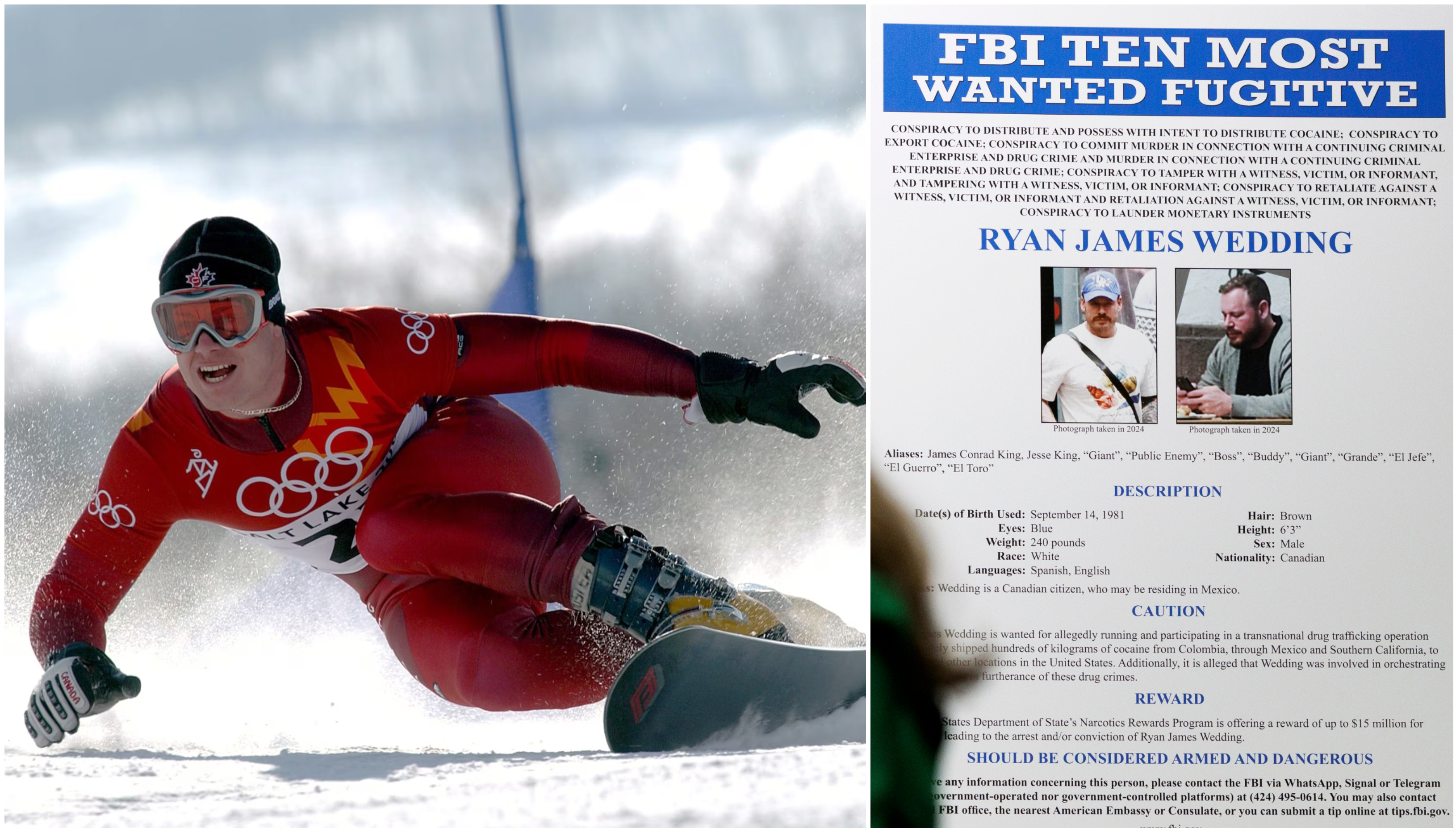 Canadá Ryan Wedding Narcotraficante