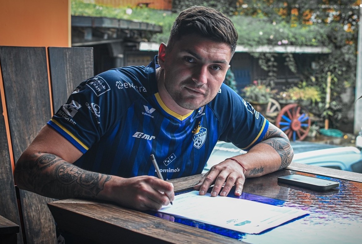 Carlos Monge, delantero paraguayo, es nuevo jugador del Cobán Imperial. (Foto Prensa Libre: Cobán Imperial).