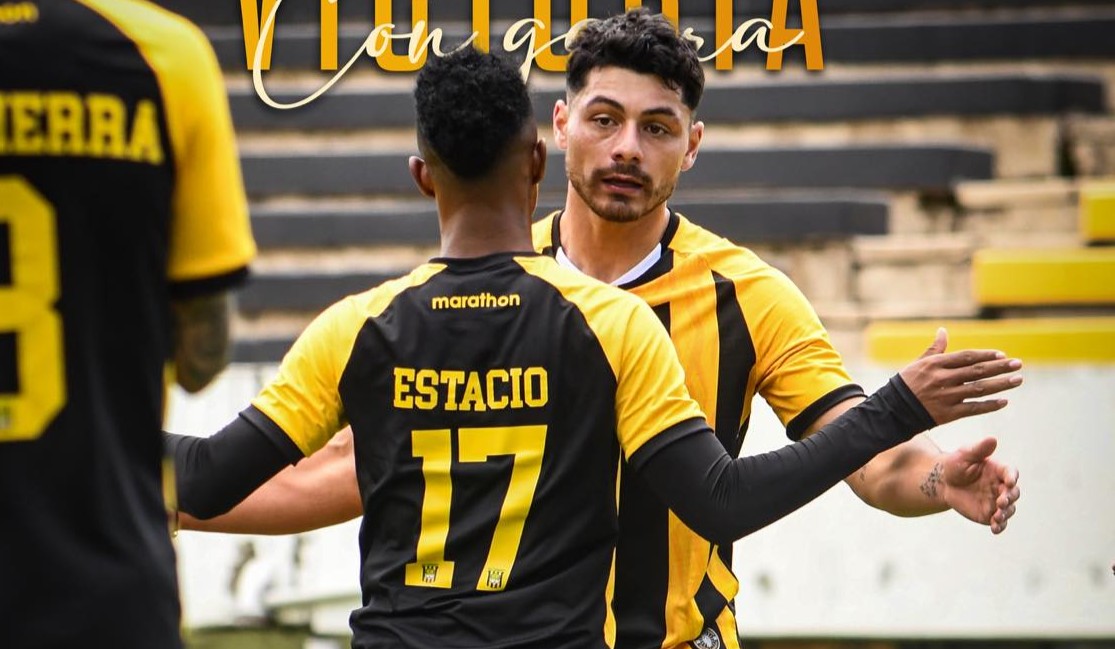 Darwin Lom anoto su primer gol con el cuadro del The Strongest. (Foto Prensa Libre: The Strongest)