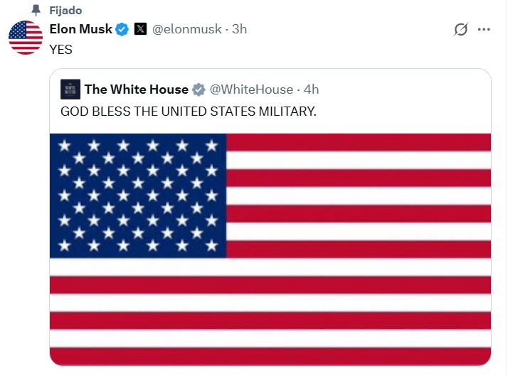 Elon Musk manifiesta apoyo a Trump