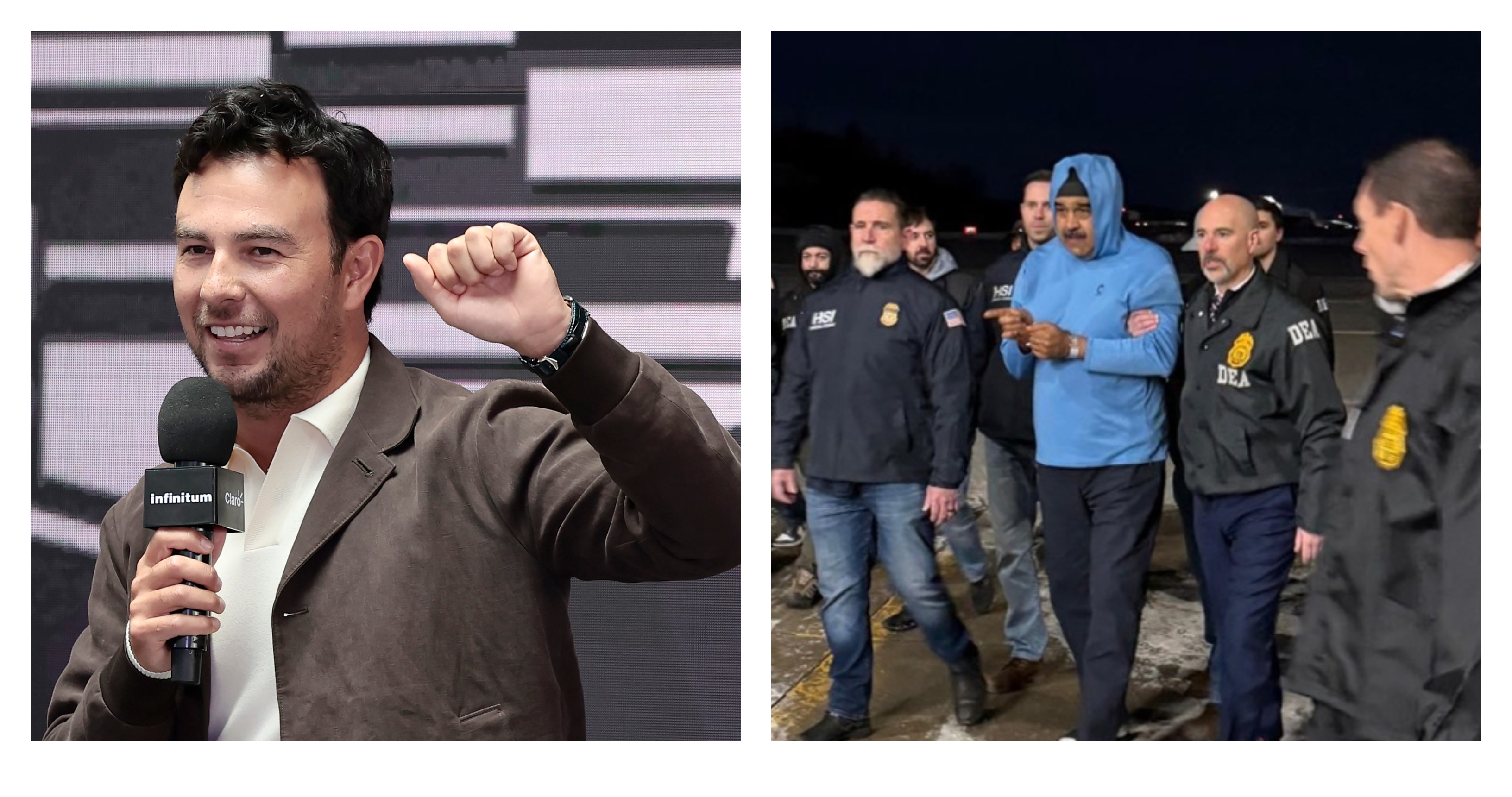 El piloto  mexicano de Fórmula 1 Sergio "Checo" Pérez, envió un mensaje al pueblo venezolano a través de sus redes sociales. (Fotos Prensa Libre: EFE).