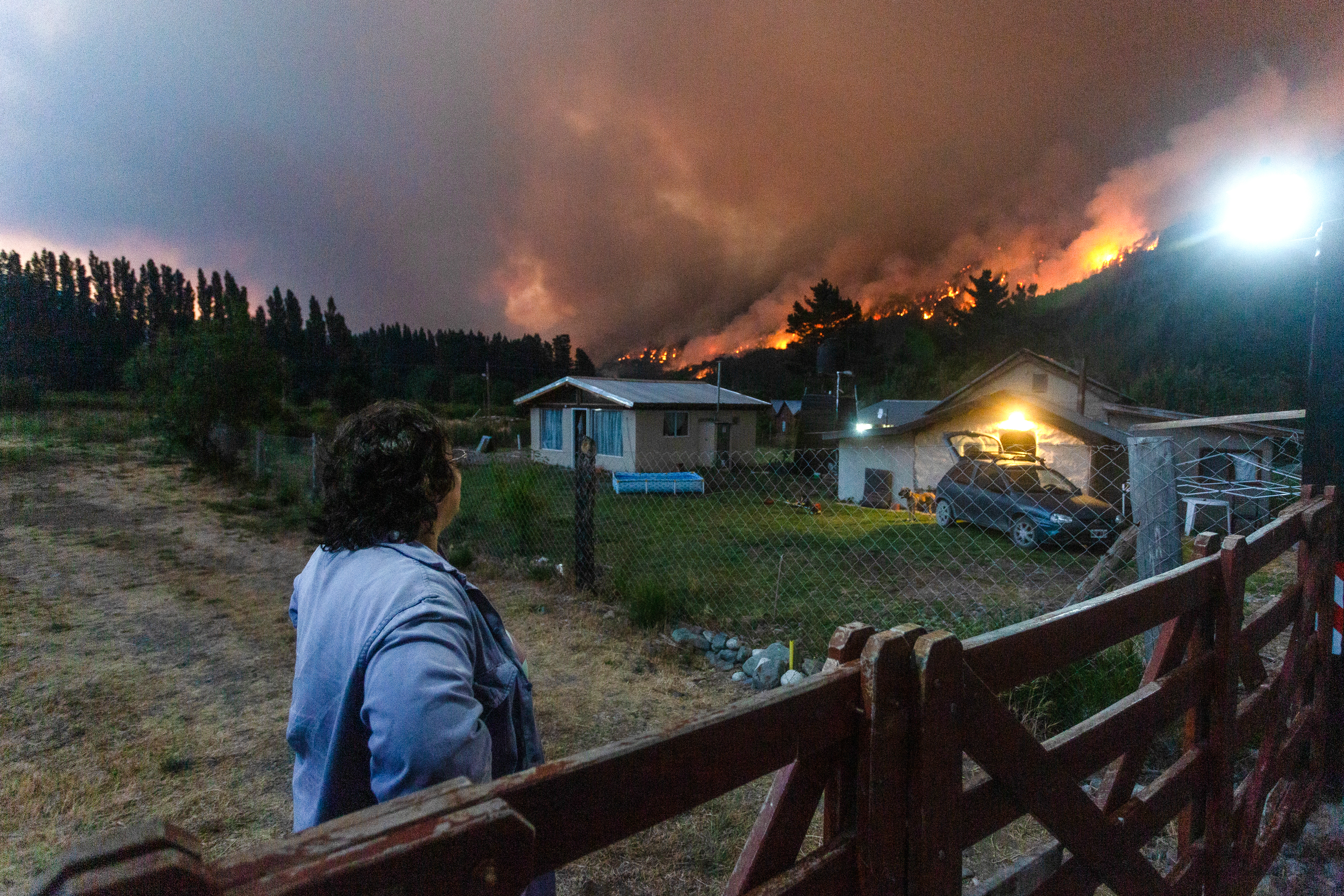 INCENDIO PATAGONIA ARGENTINA'