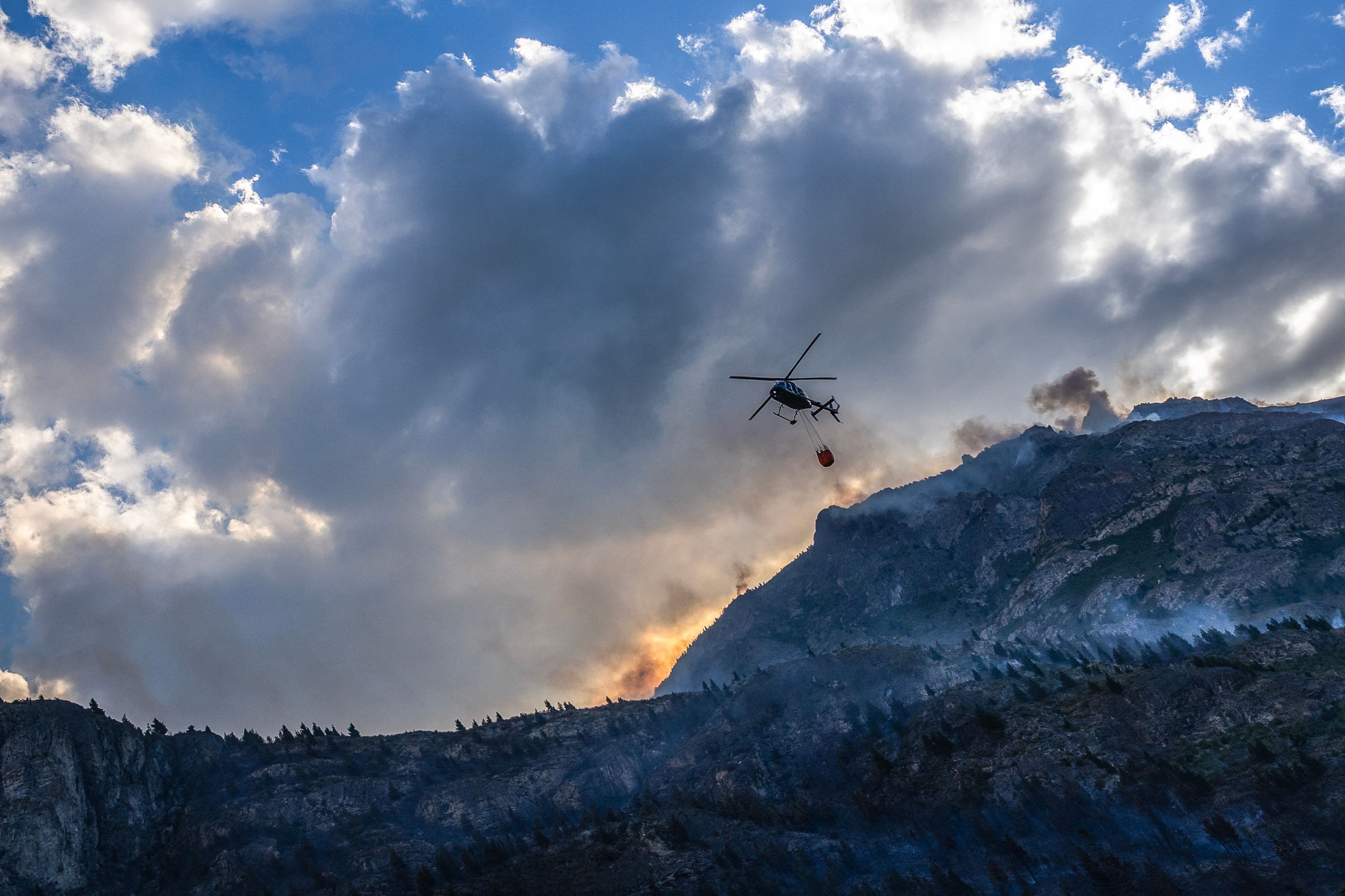 INCENDIO PATAGONIA ARGENTINA'