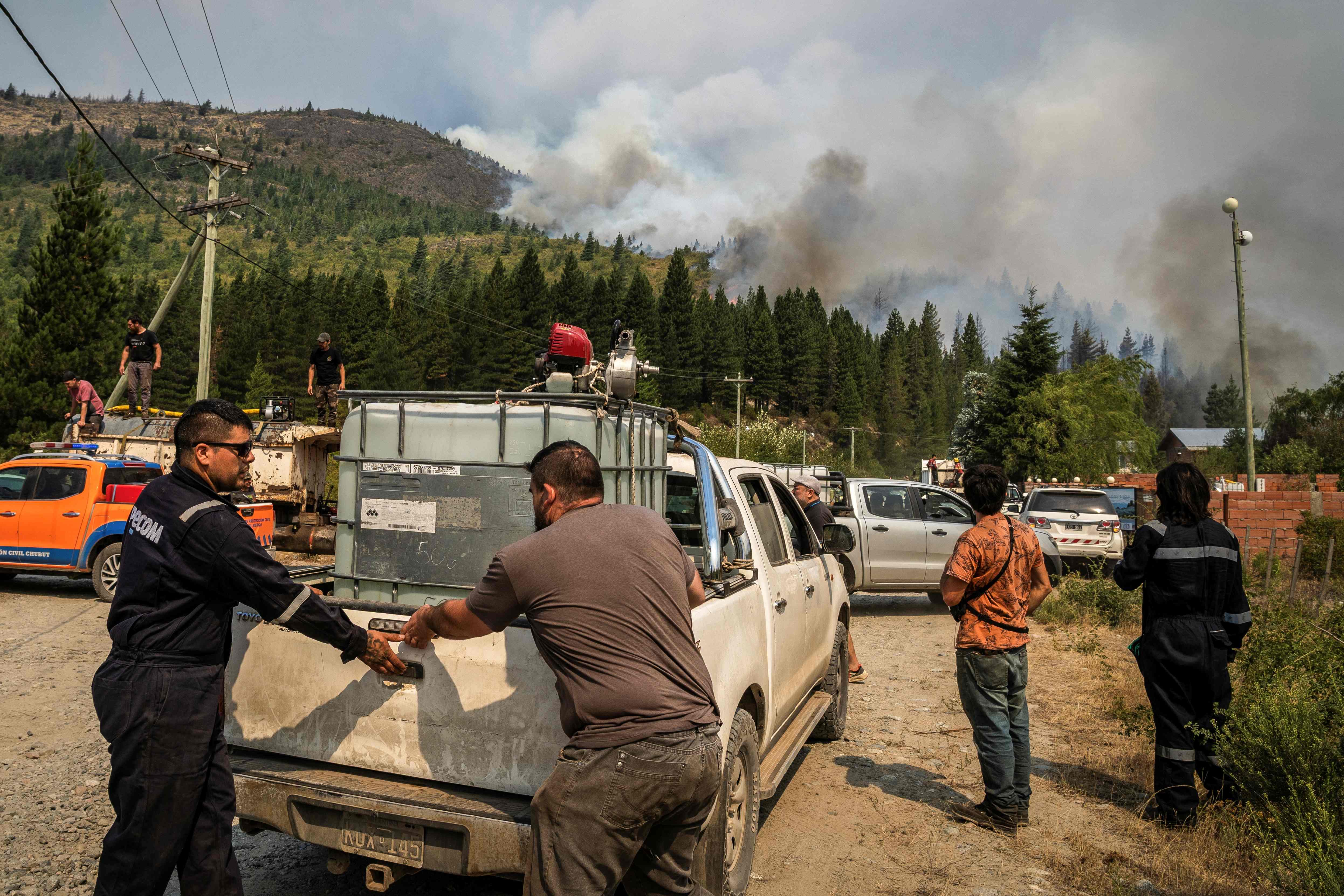 INCENDIO PATAGONIA ARGENTINA'