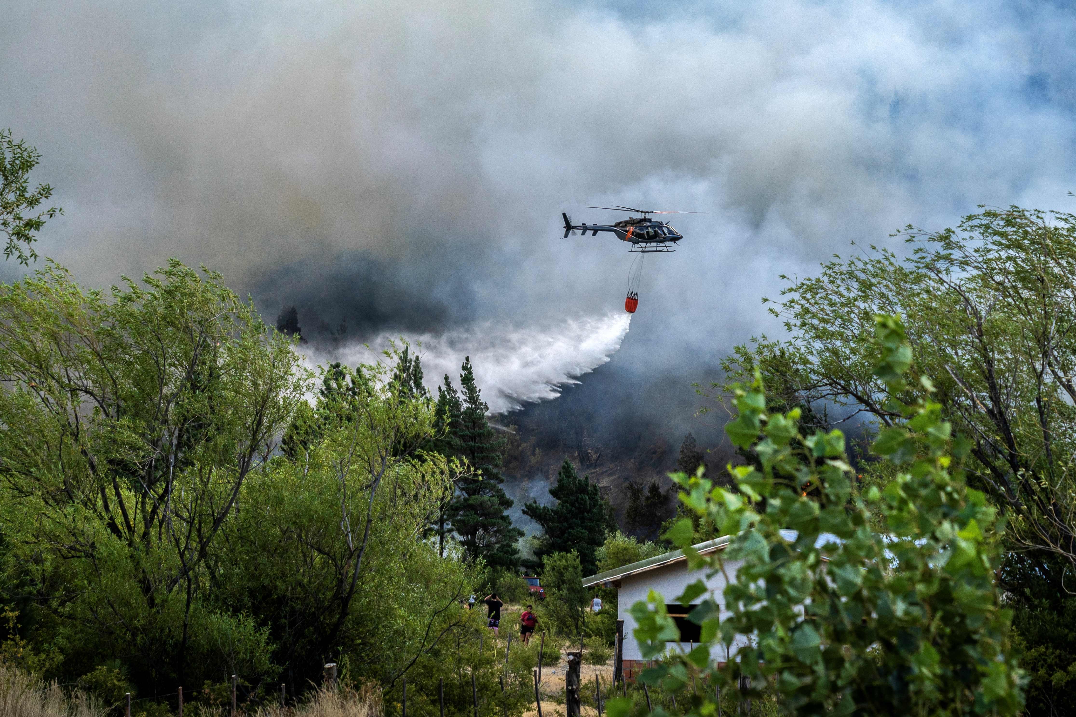INCENDIO PATAGONIA ARGENTINA'