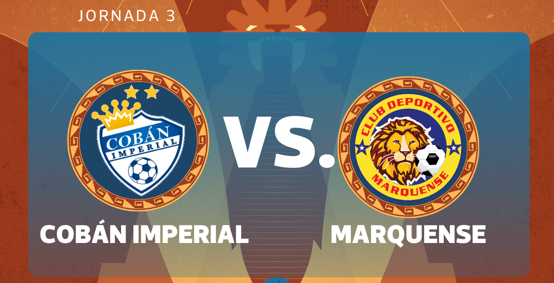Cobán Imperial frente a Marquense. (Foto Prensa Libre).