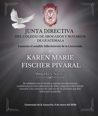 Muerte Karen Fischer Pivaral