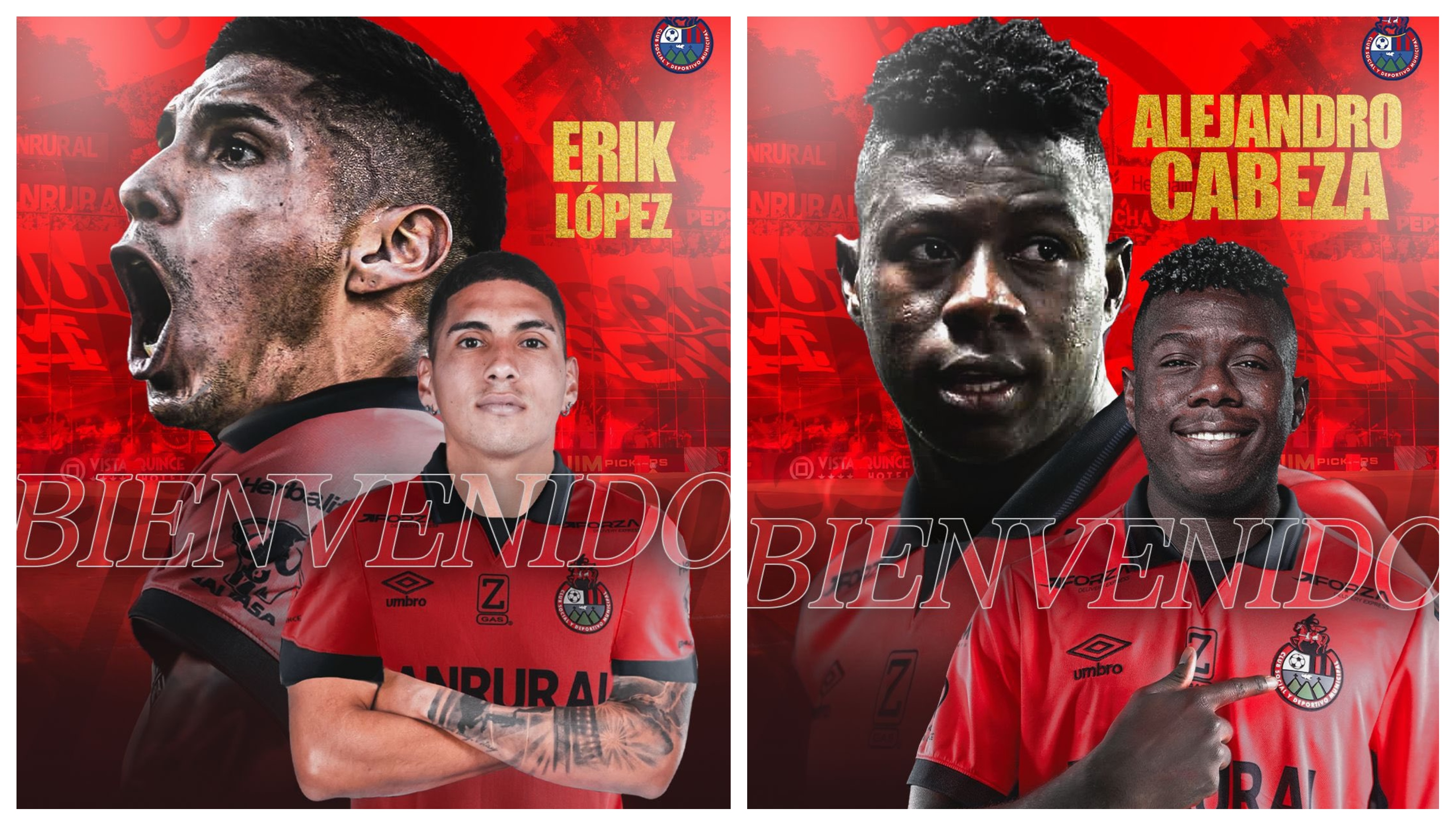 Municipal refuerza su ofensiva con Erik López y Alejandro Cabeza