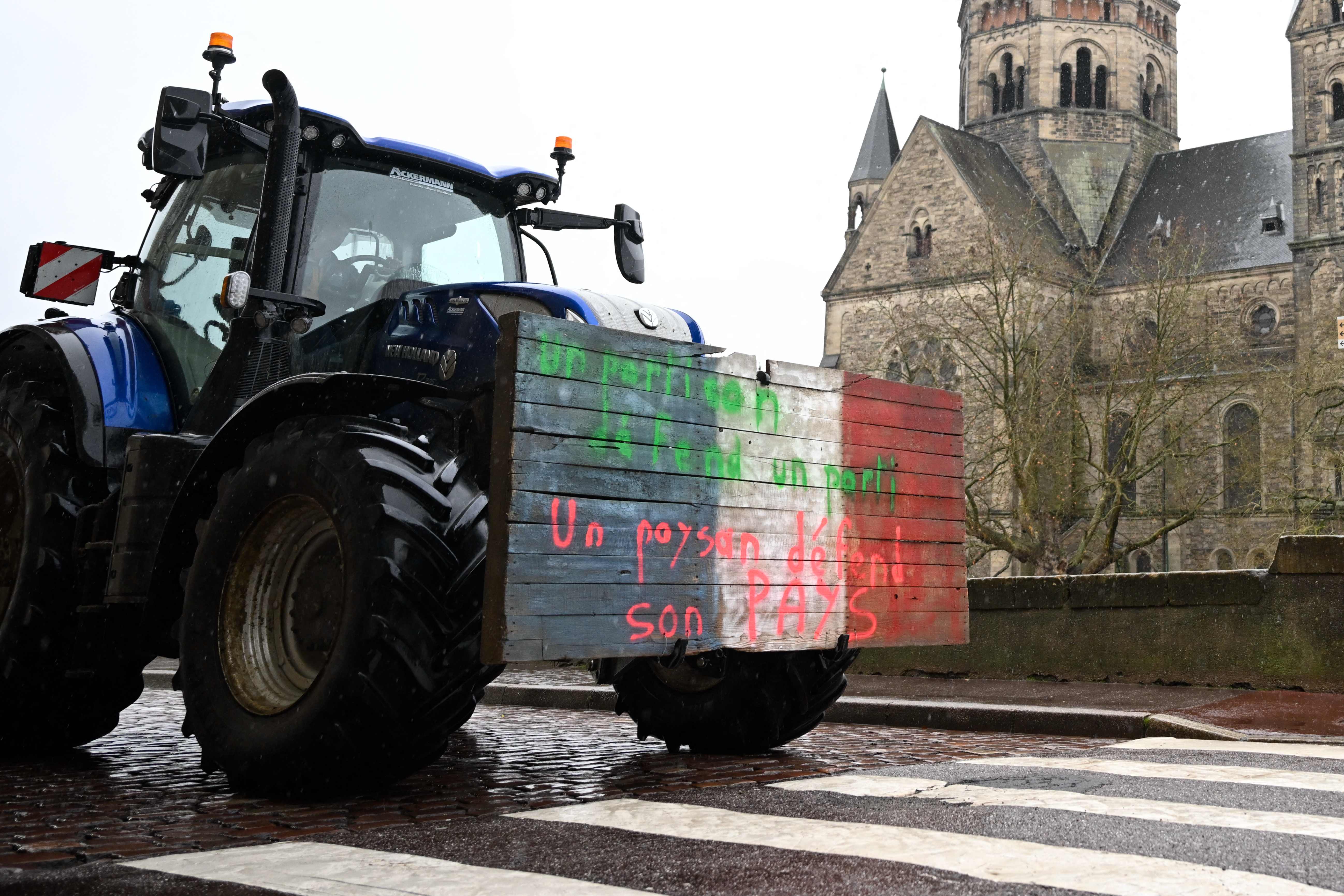 PROTESTAS MERCOSUR EN EUROPA.'