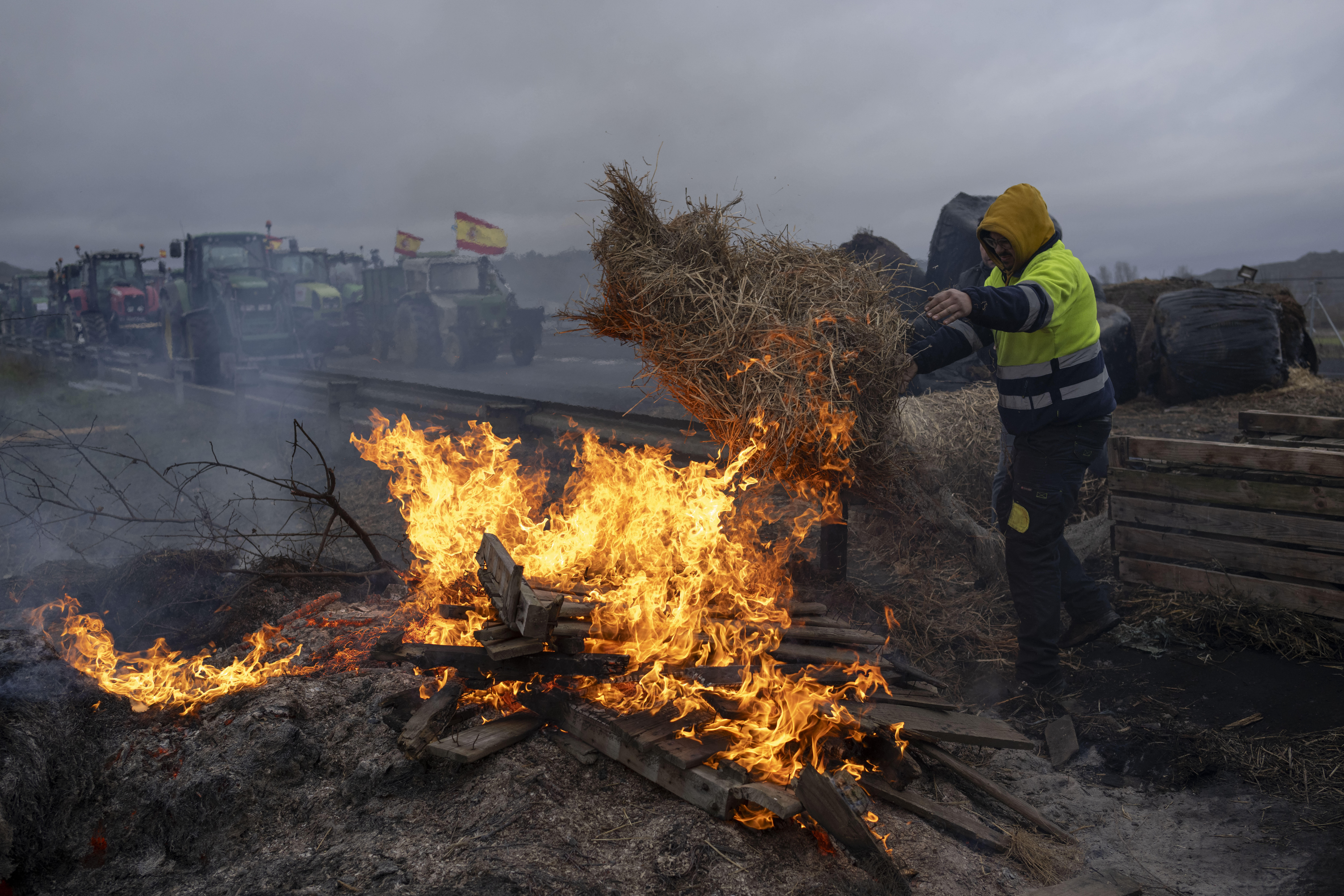 PROTESTAS MERCOSUR EN EUROPA.'