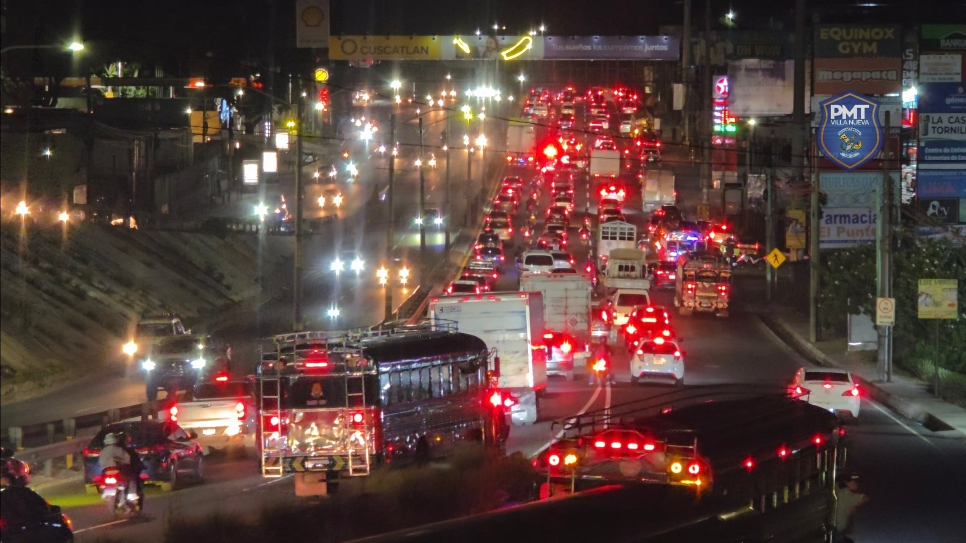 Tránsito lento ruta al Pacífico 16 de enero