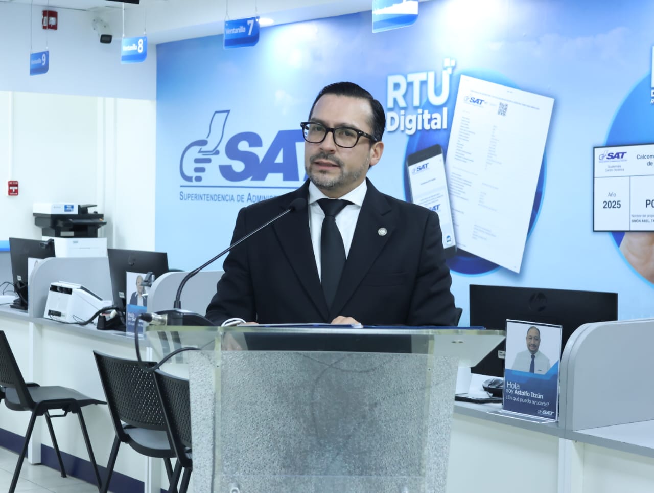 El superintendente Werner Ovalle Ramírez será evaluado por el Directorio de la SAT. (Foto Prensa Libre: Cortesía)