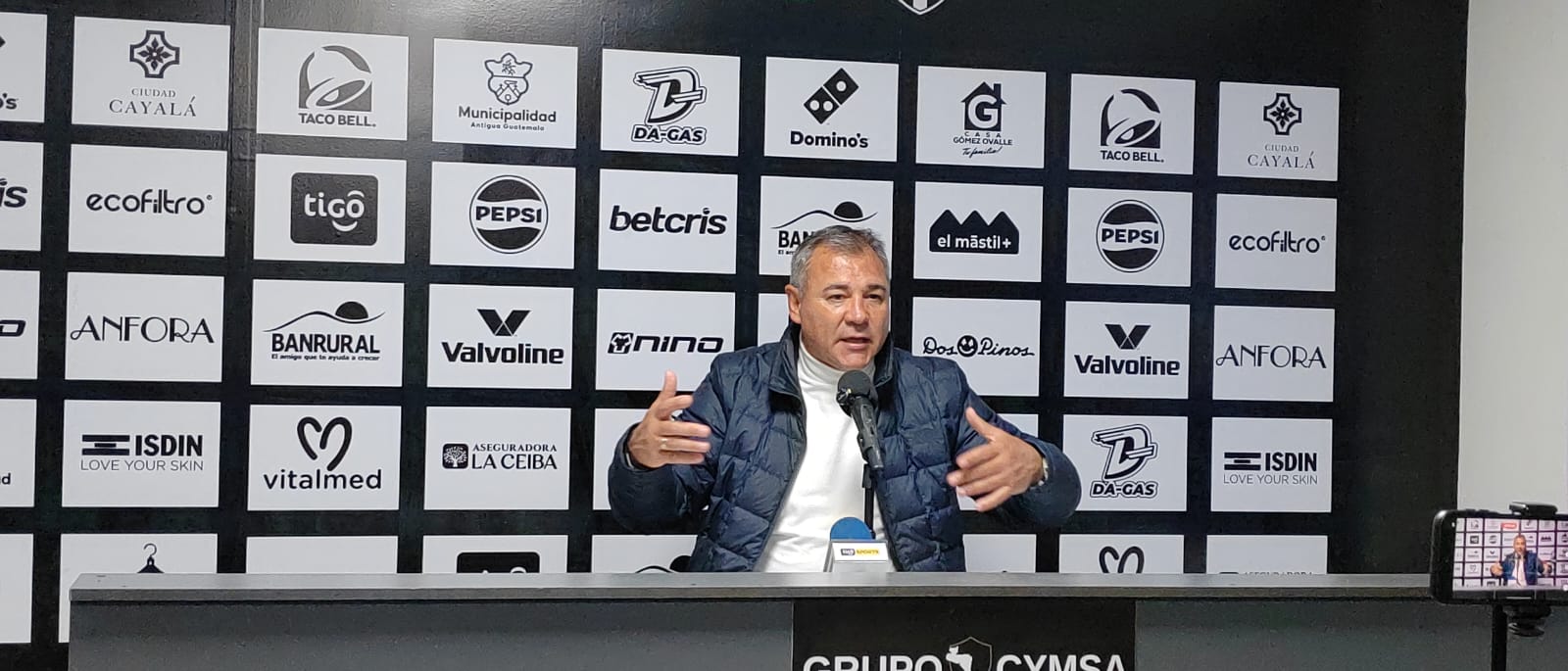 Mauricio Tapia lamenta la derrota de Antigua GFC ante Comunicaciones: “Estamos en una posición muy mala”