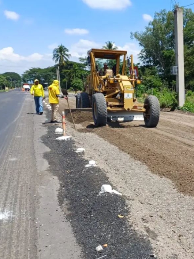 Carreteras construcción y reparación personas maquinaria trabajando