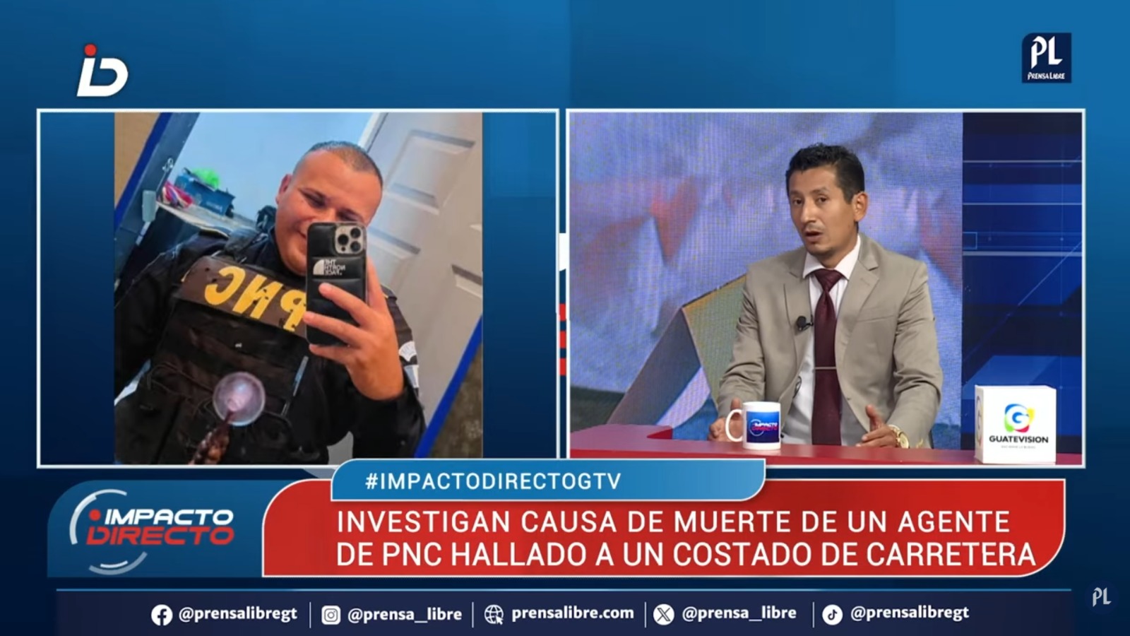 Hallan muerto a agente de la PNC en ruta a El Progreso; investigan si sufrió un accidente en motocicleta