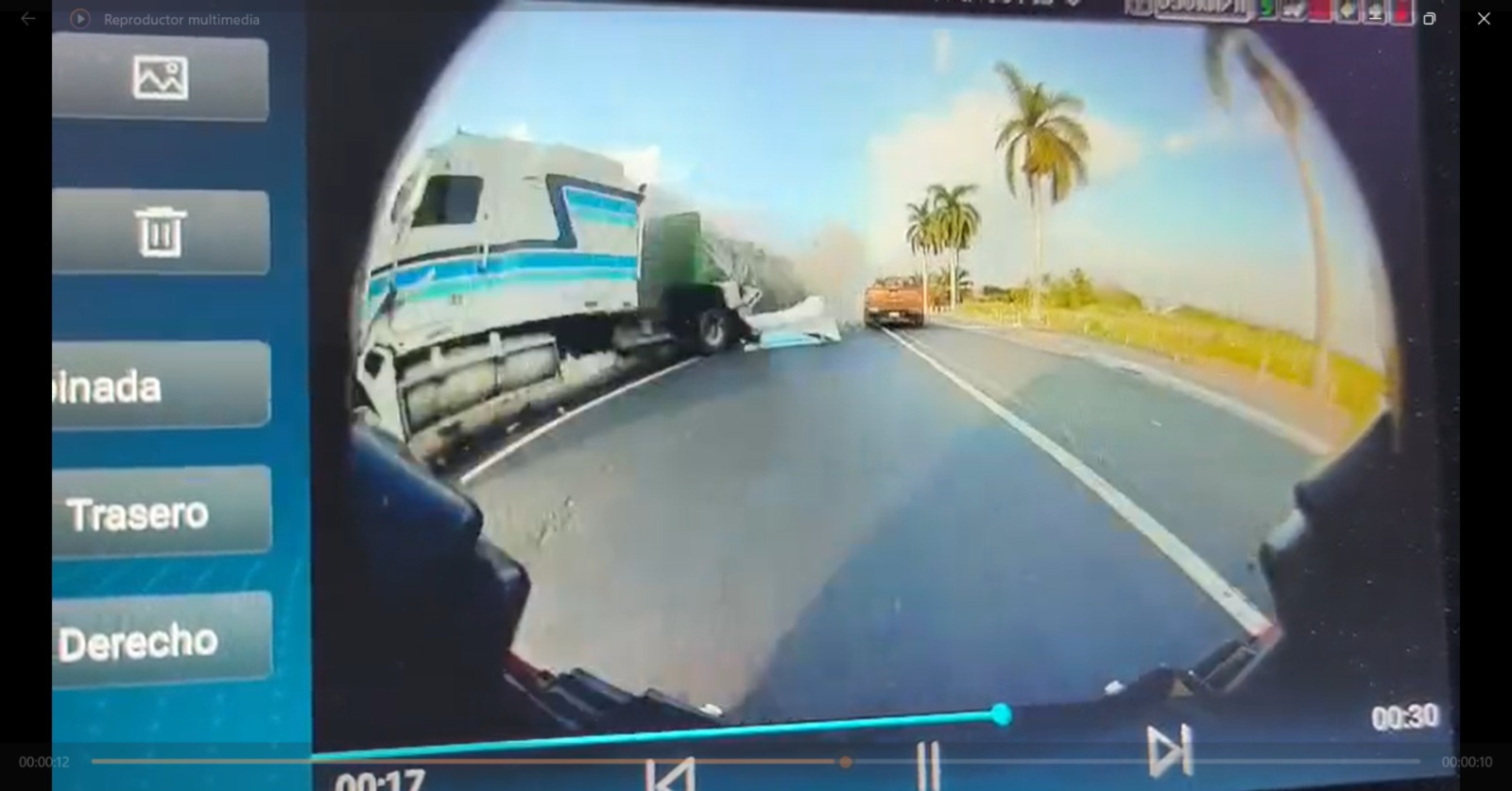 Video muestra el momento en que un camión sin frenos arrolla a motoristas en Palín-Escuintla