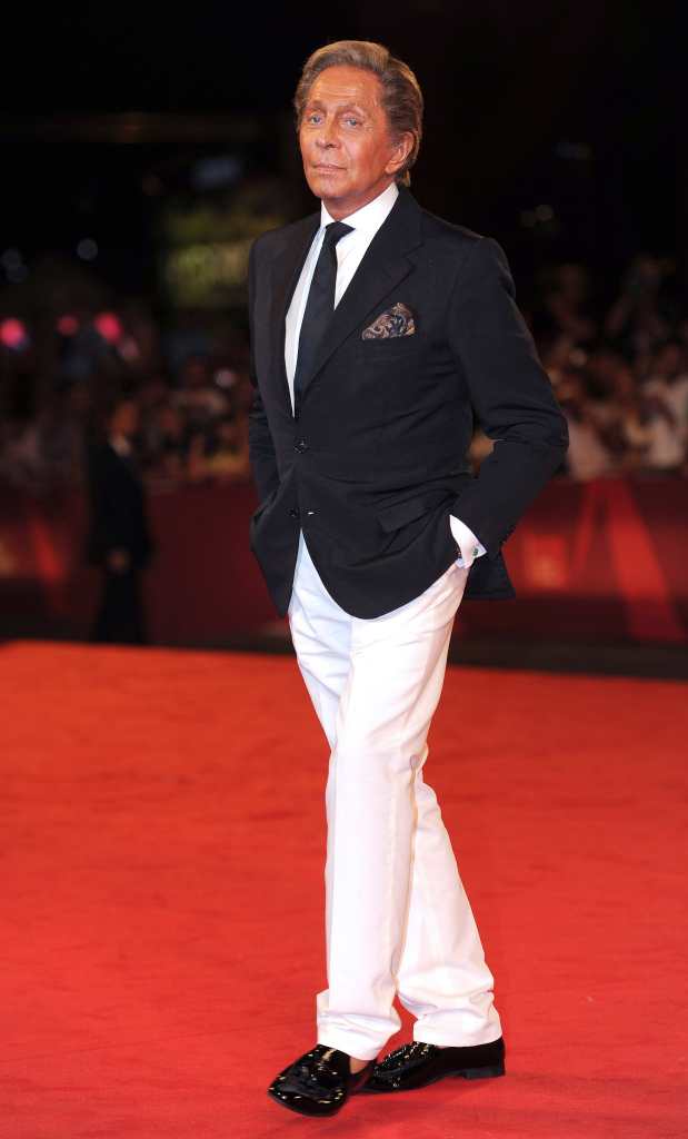 diseñador italiano Valentino 