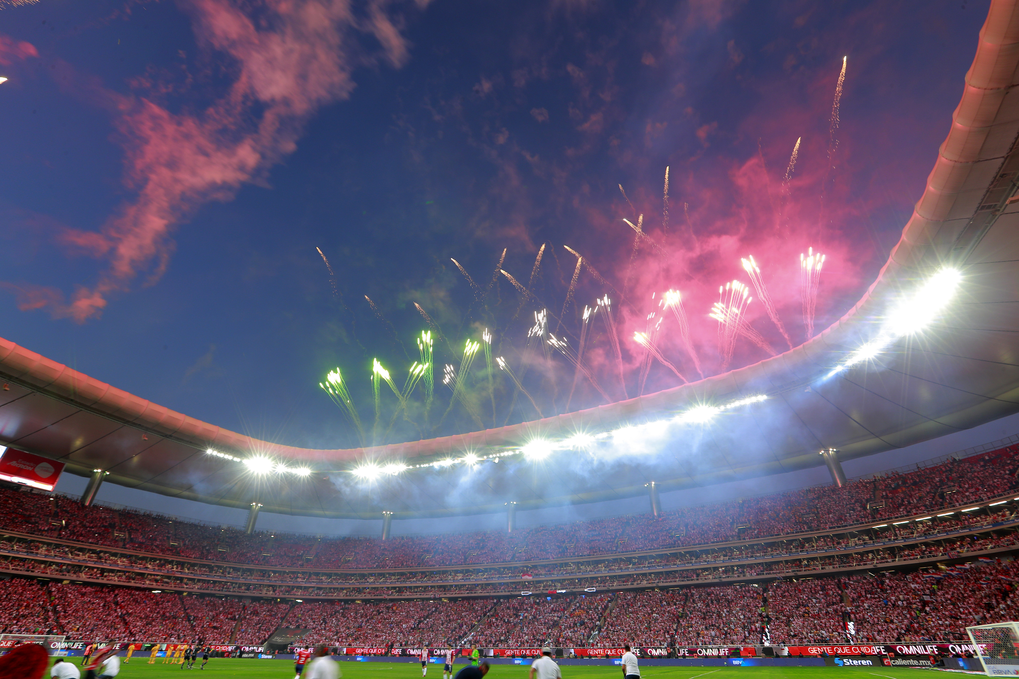 El estadio Akron en Guadalajara (México). Será sede de la Copa del Mundo de Estados Unidos, México y Canadá, donde se disputarán cuatro encuentros en dicho recinto. (Foto Prensa Libre; EFE).