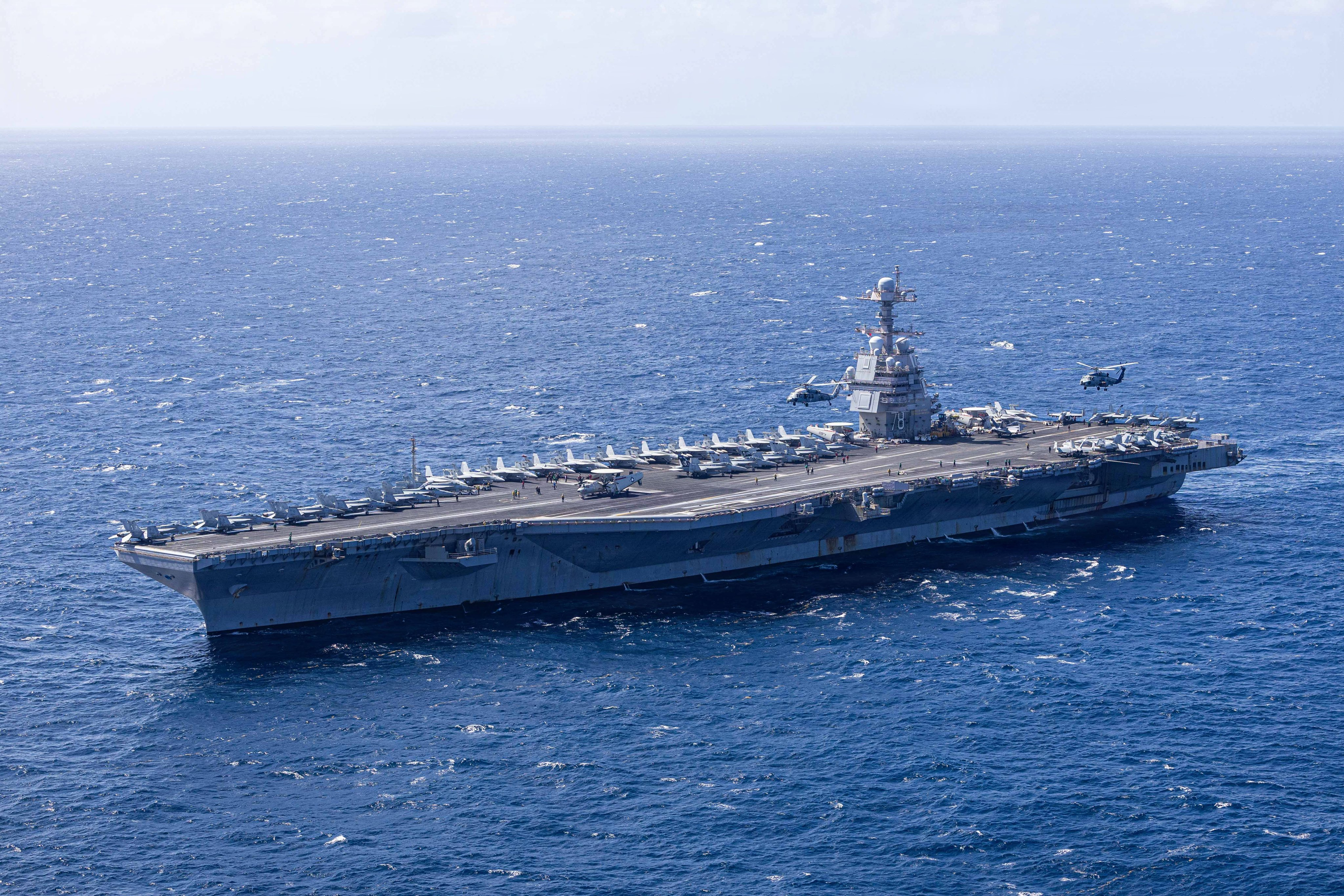 El USS Gerald R. Ford se dirige a Oriente Medio