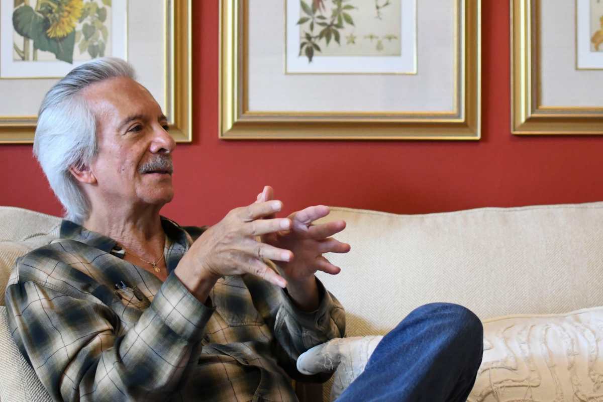 CIUDAD DE GUATEMALA (GUATEMALA), 20/02/2026.- El periodista guatemalteco José Rubén Zamora Marroquín mantiene una entrevista con EFE en Ciudad de Guatemala. EFE/ Álex Cruz