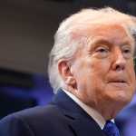 US President Trump holds a press conference after Supreme Court ruling on tariffs