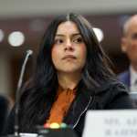 WASHINGTON, DC - FEBRUARY 3: Marimar Martinez, who was shot 5 times by immigration enforcement agents in Chicago, testifies during a public forum on the violent use of force by Department of Homeland Security (DHS) agents, at the Dirksen Senate Office Building on Capitol Hill on February 03, 2026 in Washington, DC. The forum, hosted by Democratic lawmakers, is hearing testimony from Brent and Luke Granger, whose sister Renee Good, was shot and killed by ICE agents in Minneapolis and Marimar Martinez, who survived after being shot by CBP agents in Chicago. Aaron Schwartz/Getty Images/AFP (Photo by Aaron Schwartz / GETTY IMAGES NORTH AMERICA / Getty Images via AFP)