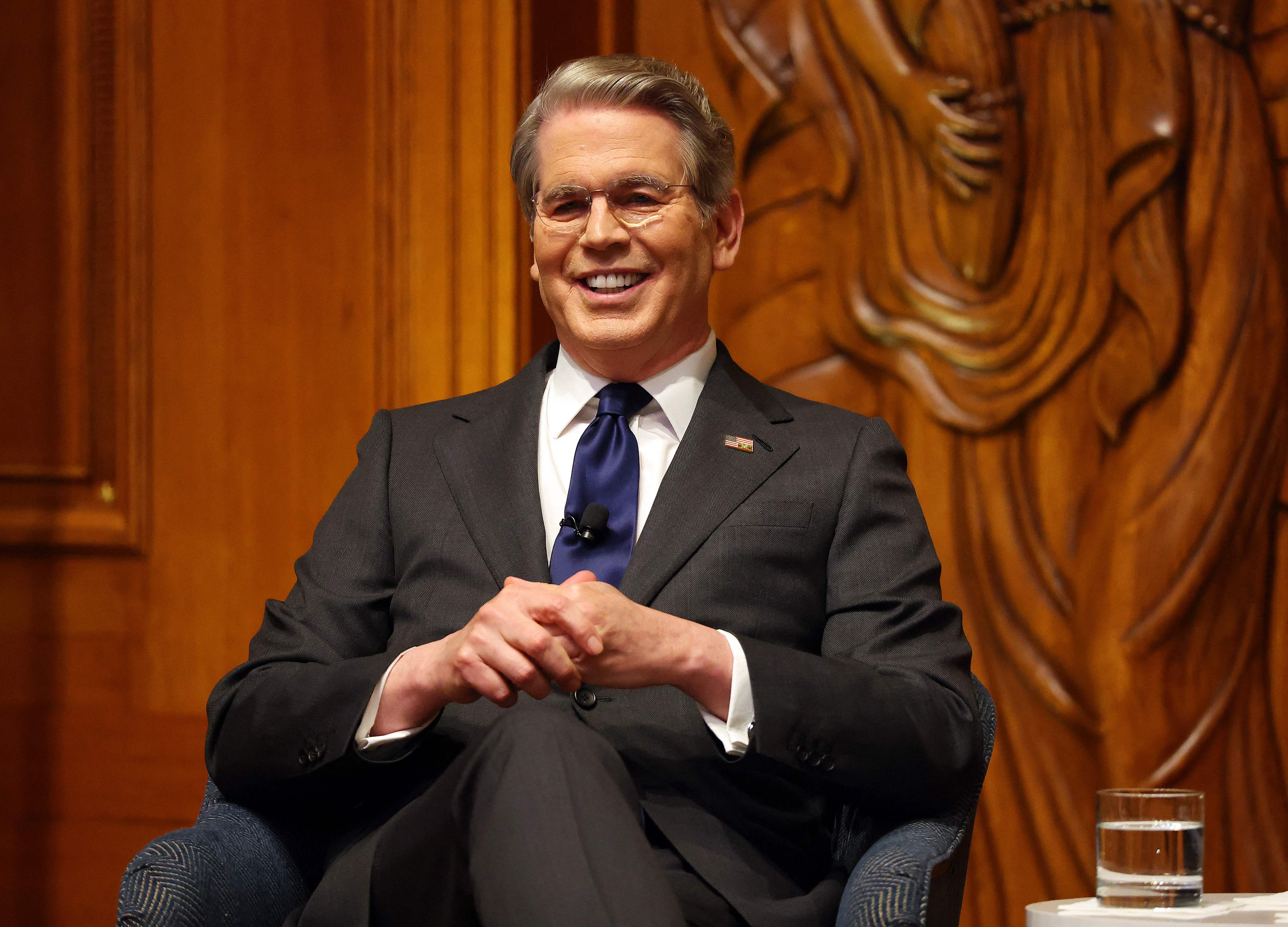 El secretario del Tesoro de Estados Unidos, Scott Bessent. (Foto Prensa Libre: Richard Rodriguez/Getty Images/AFP).