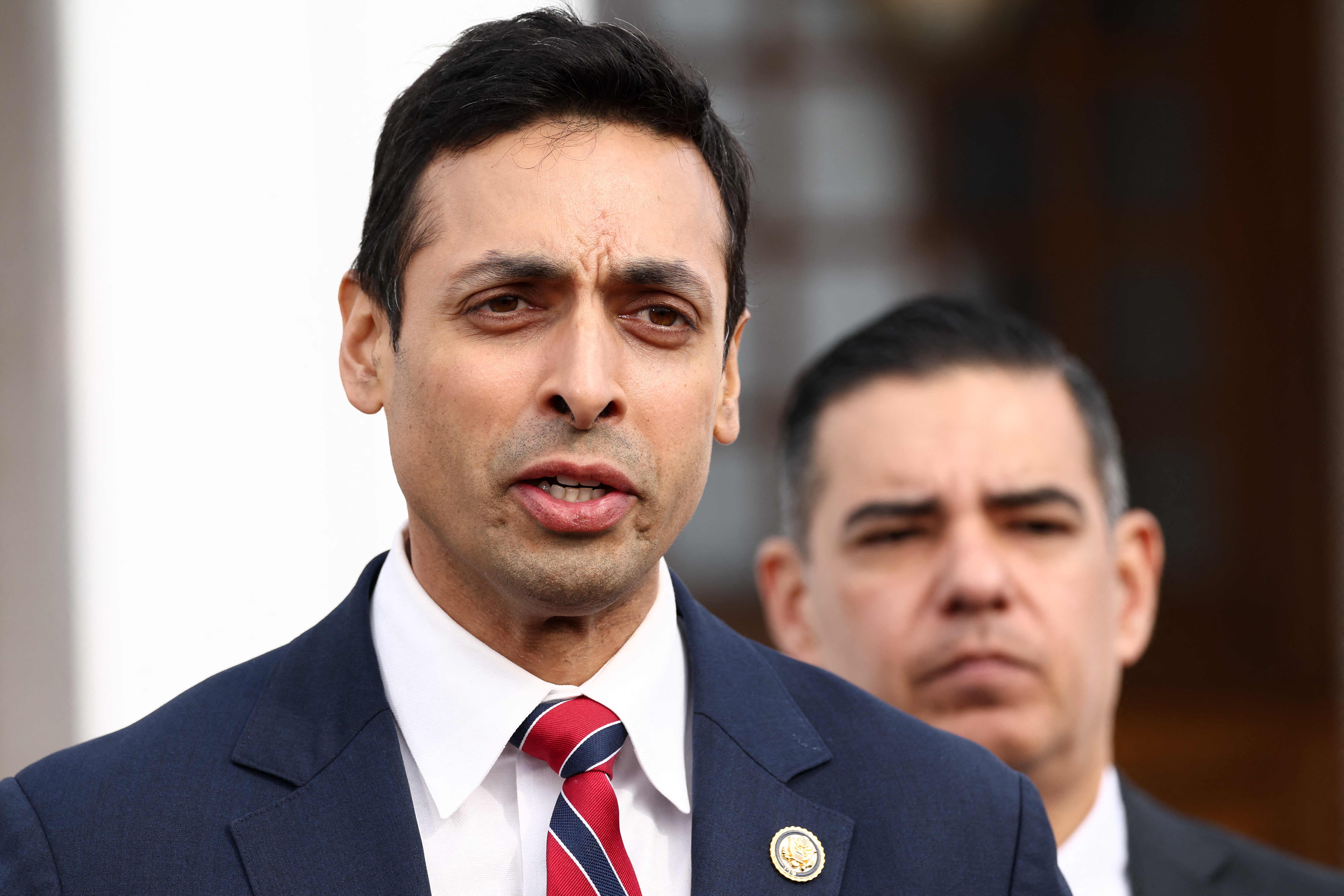 El congresista demócrata Suhas Subramanyam. (Foto Prensa Libre: CHARLY TRIBALLEAU / AFP / Archivo)