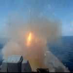 In this screen grab obtained on February 28, 2026 from video released by the US Central Command on their X account @CENTCOM shows the Arleigh Burke class guided-missile-destroyer, USS Spruance (DDG 111), firing Tomahawk Land Attack Missiles in support of Operation Epic Fury, from an undisclosed location on February 28, 2026. The United States and Israel launched a wave of strikes against targets in Iran on February 28, sparking swift retaliation by the Islamic republic which responded with missile attacks across the region. (Photo by US Central Command (CENTCOM) / AFP) / RESTRICTED TO EDITORIAL USE - MANDATORY CREDIT "U.S. CENTCOM - Hand-Out" - NO MARKETING NO ADVERTISING CAMPAIGNS - DISTRIBUTED AS A SERVICE TO CLIENTS