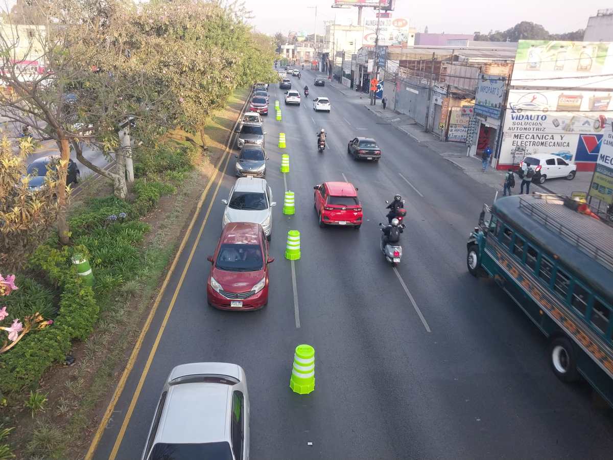 Carril reversible en la Roosevelt se habilita ante congestión vehicular