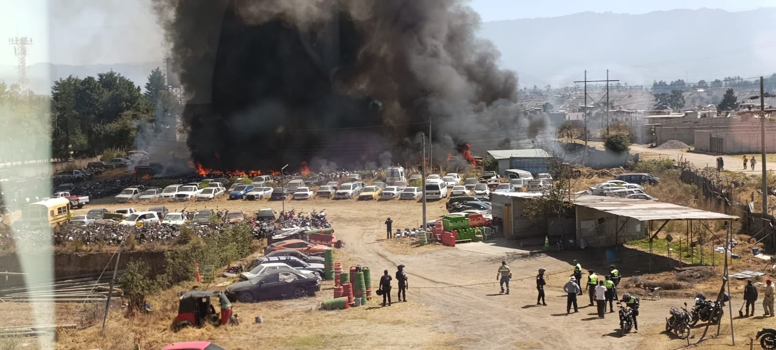 incendio predio municipal Quetzaltenango
