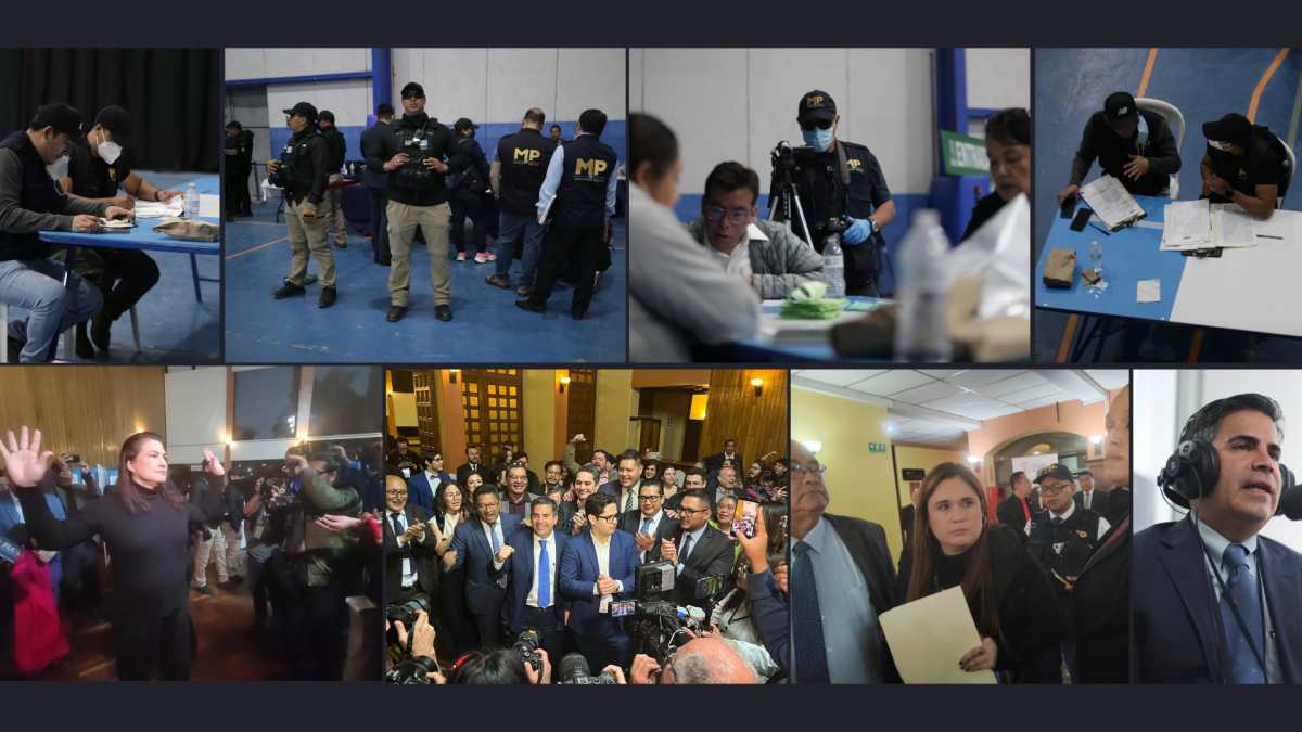 Momentos clave de la elección del CANG marcada por operativo del MP