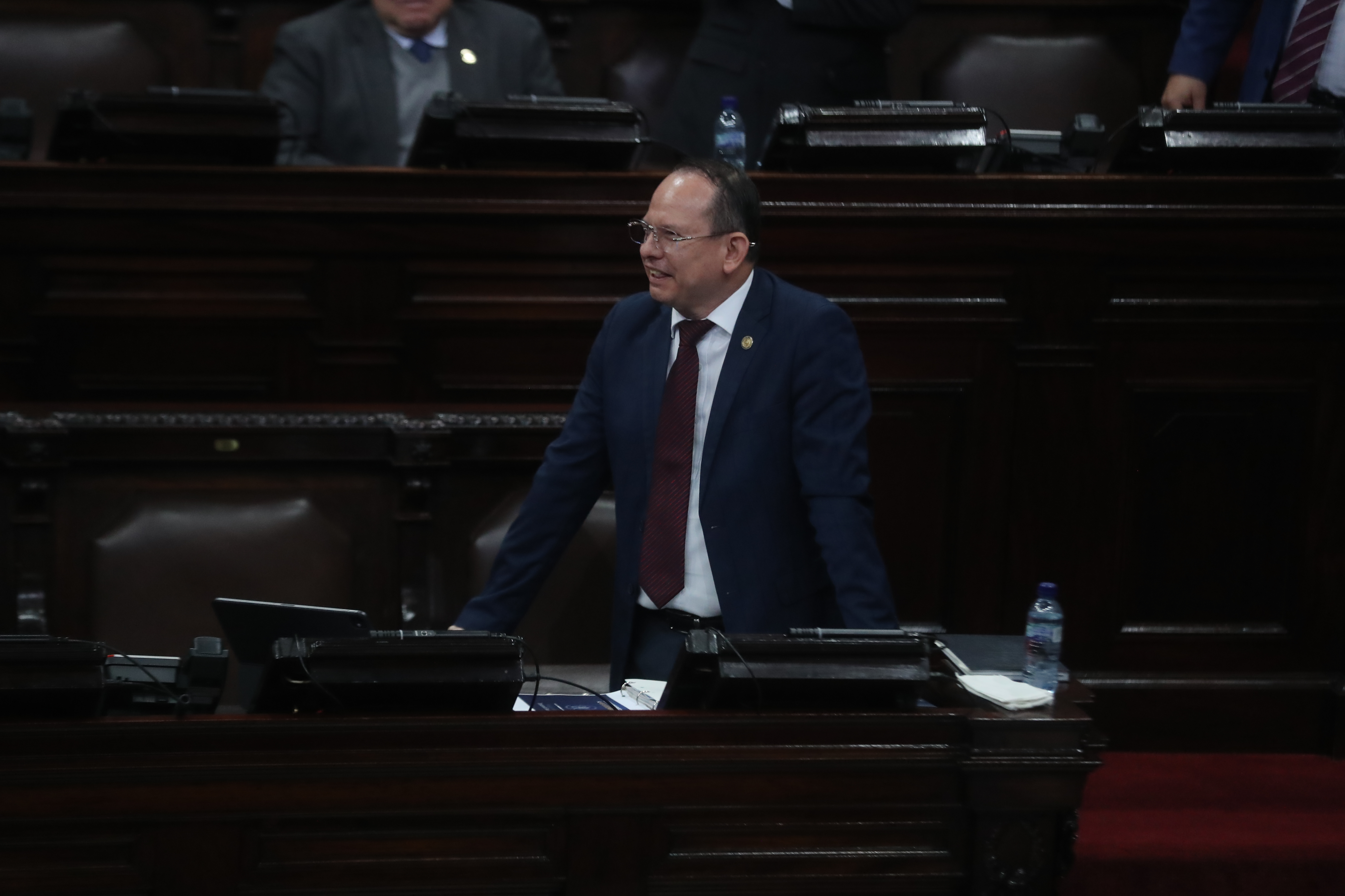 CONGRESO, INTERPELACIîN MIDES. En la jornada legislativa de este jueves 5 de febrero se tuvo en el pleno la interpelacin al ministro del Ministerio de Desarrollo Social. En la imagen, ministro Abelardo Pinto.

Juan Diego Gonzlez.  050226