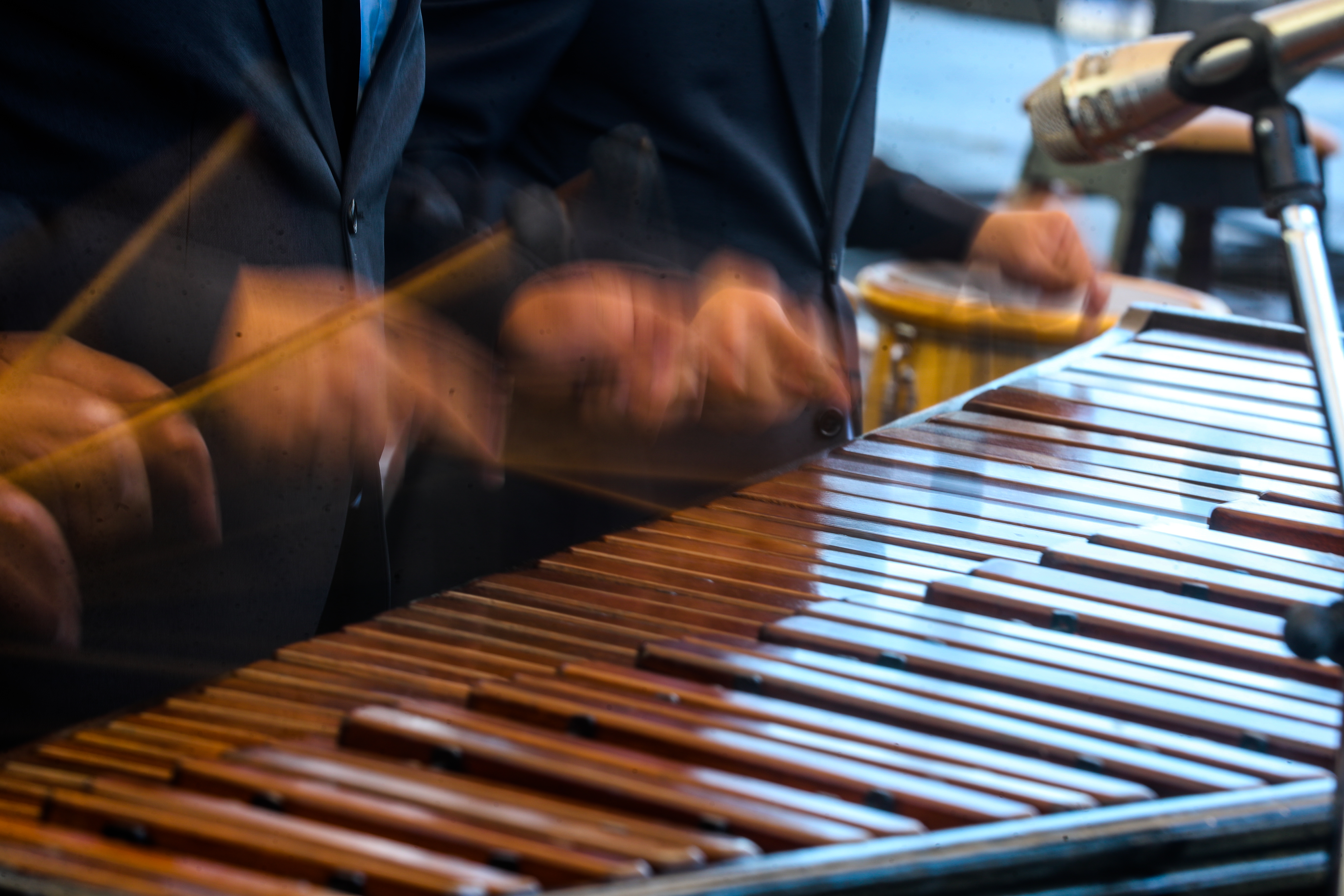 Si busca un espacio para compartir con mamá este ensamble de marimbas tendrá una actividad especial.  (Foto Prensa Libre: Juan Diego González)