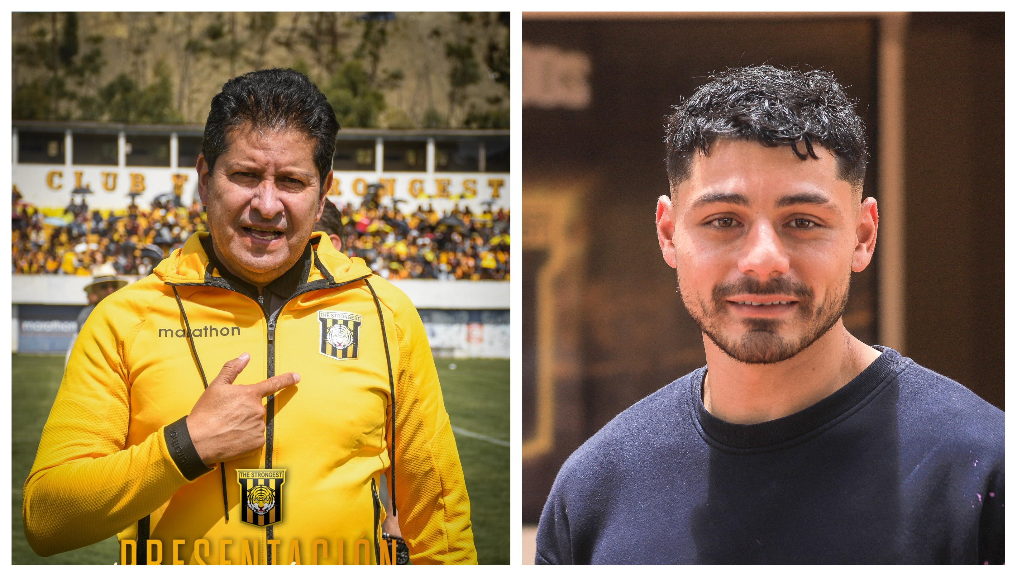 El técnico del cuadro The Strongest, Eduardo Villegas lamento no poder contar con el delantero Darwin Lom para medirse en el Deportivo Táchira. (Foto Prensa Libre: The Strongest, EFE).