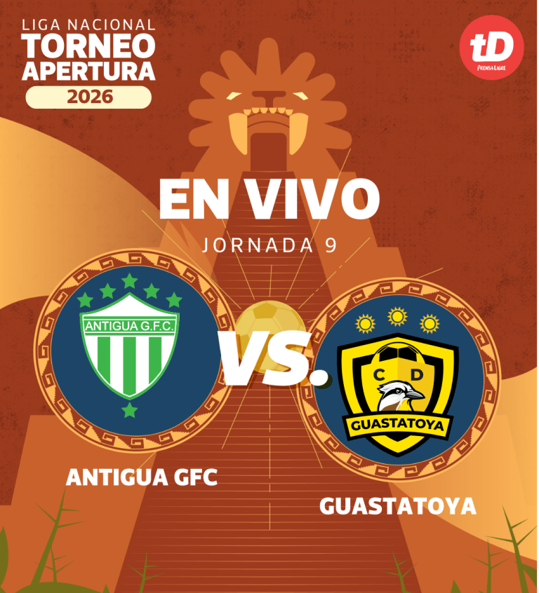 EN VIVO | Antigua GFC vs. Guastatoya por la jornada 9 del Torneo Clausura 2