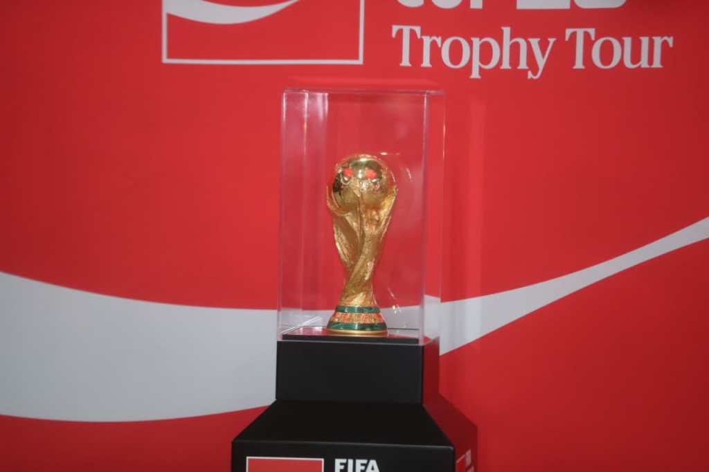 rofeo de la Copa del Mundo. (Foto Prensa Libre: Juan Diego González).