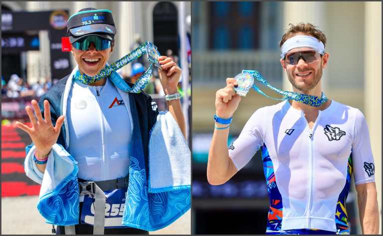Raúl Tejada y Ana García Rodas brillan en el Ironman 7